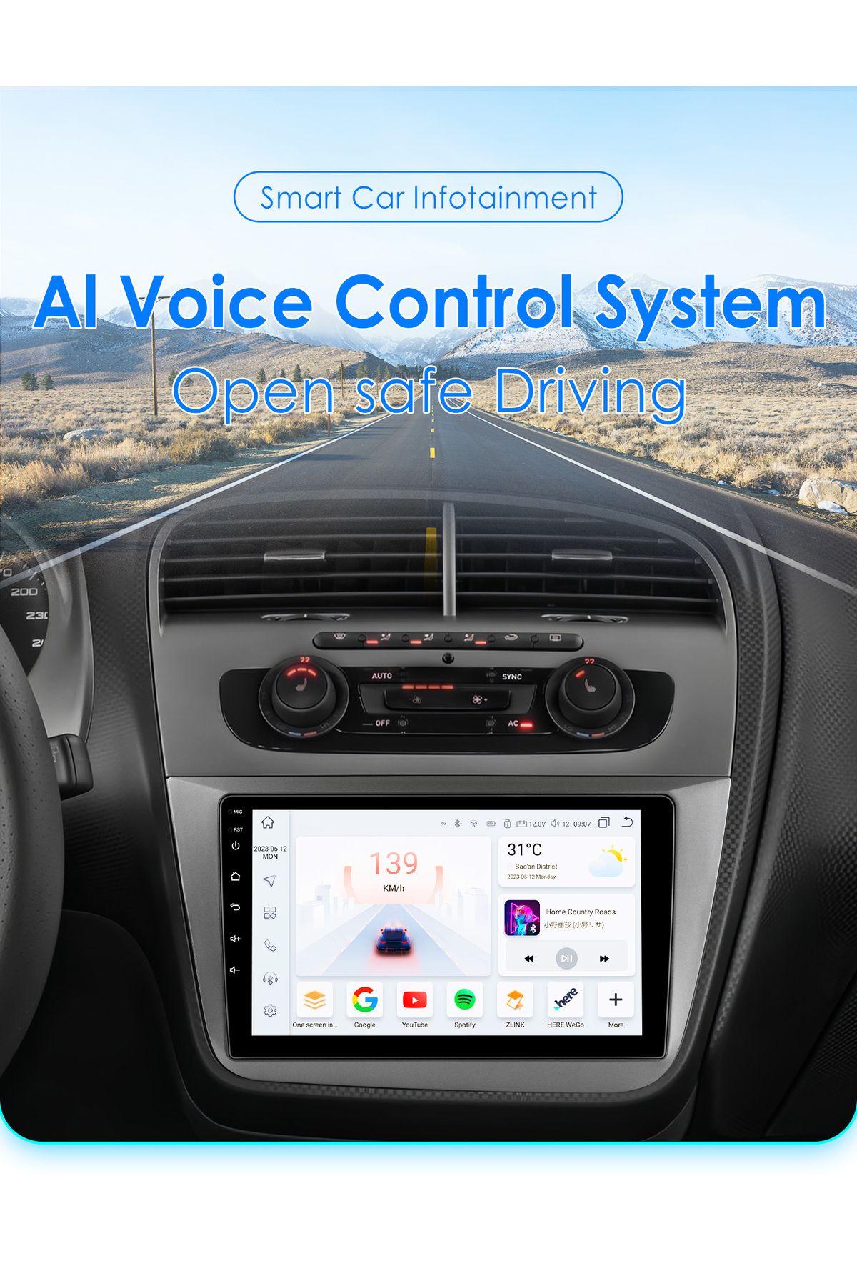 SOUNDCİTY SEAT ALTEA 2004-2009 Uyumlu MULTİMEDYA CARPLAY EKRAN SETİ 2 GB RAM 32 HAFIZALI