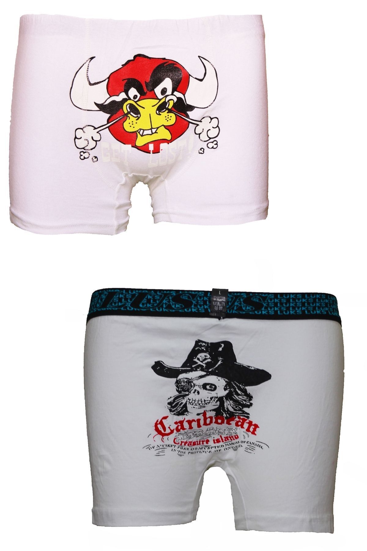 lelies Erkek Dijital Baskılı Boxer 2'li Set