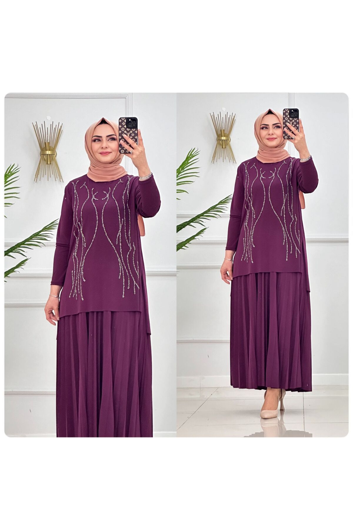 NİSUM MODA GÜMÜŞ TAKIM