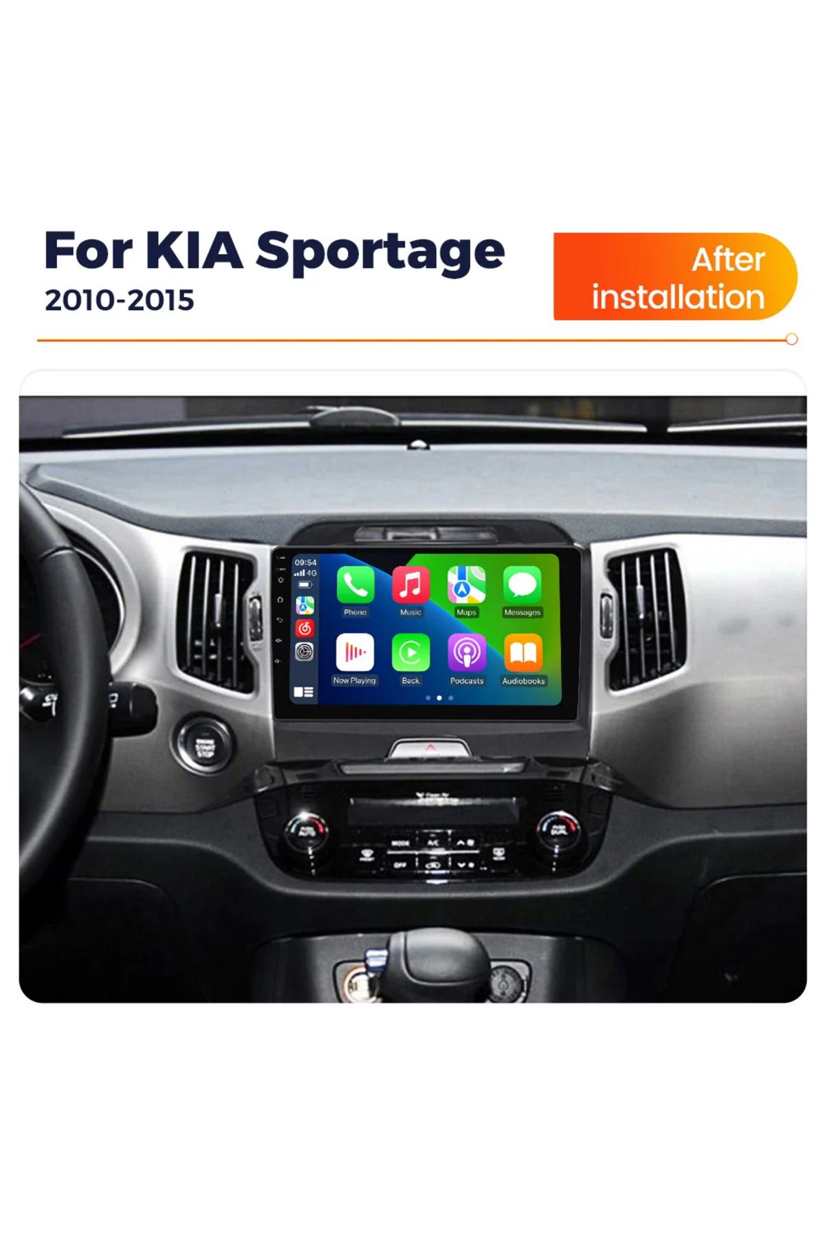 SOUNDCİTY KİA SPORTAGE 2010-2015 MULTİMEDYA CARPLAY EKRAN SETİ 2 GB RAM 32 HAFIZALI