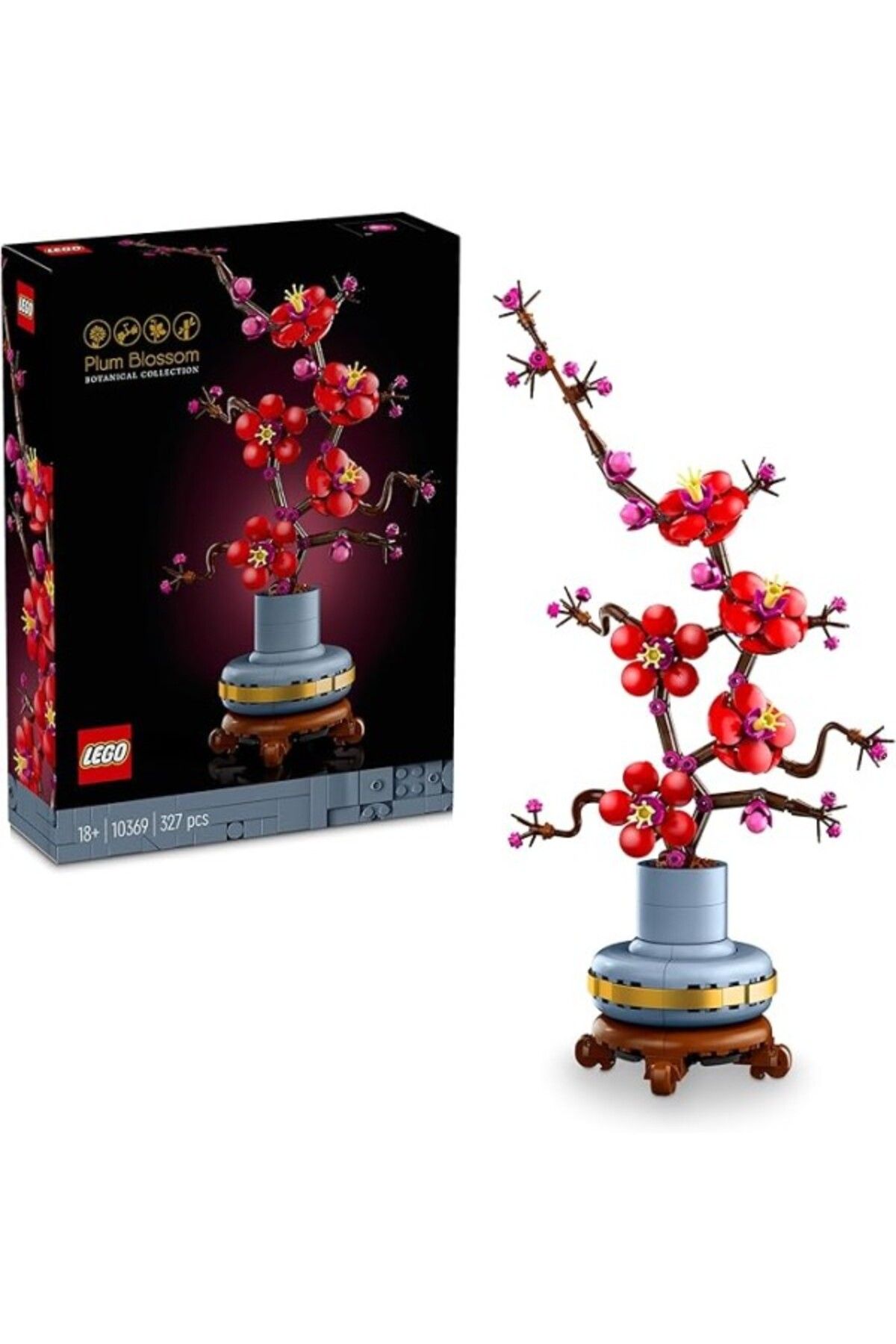 ShopZum Icons Erik Çiçeği 10369 - Yetişkinler Bakım Gerektirmeyen Dekoratif Bitki Yapım Seti (327