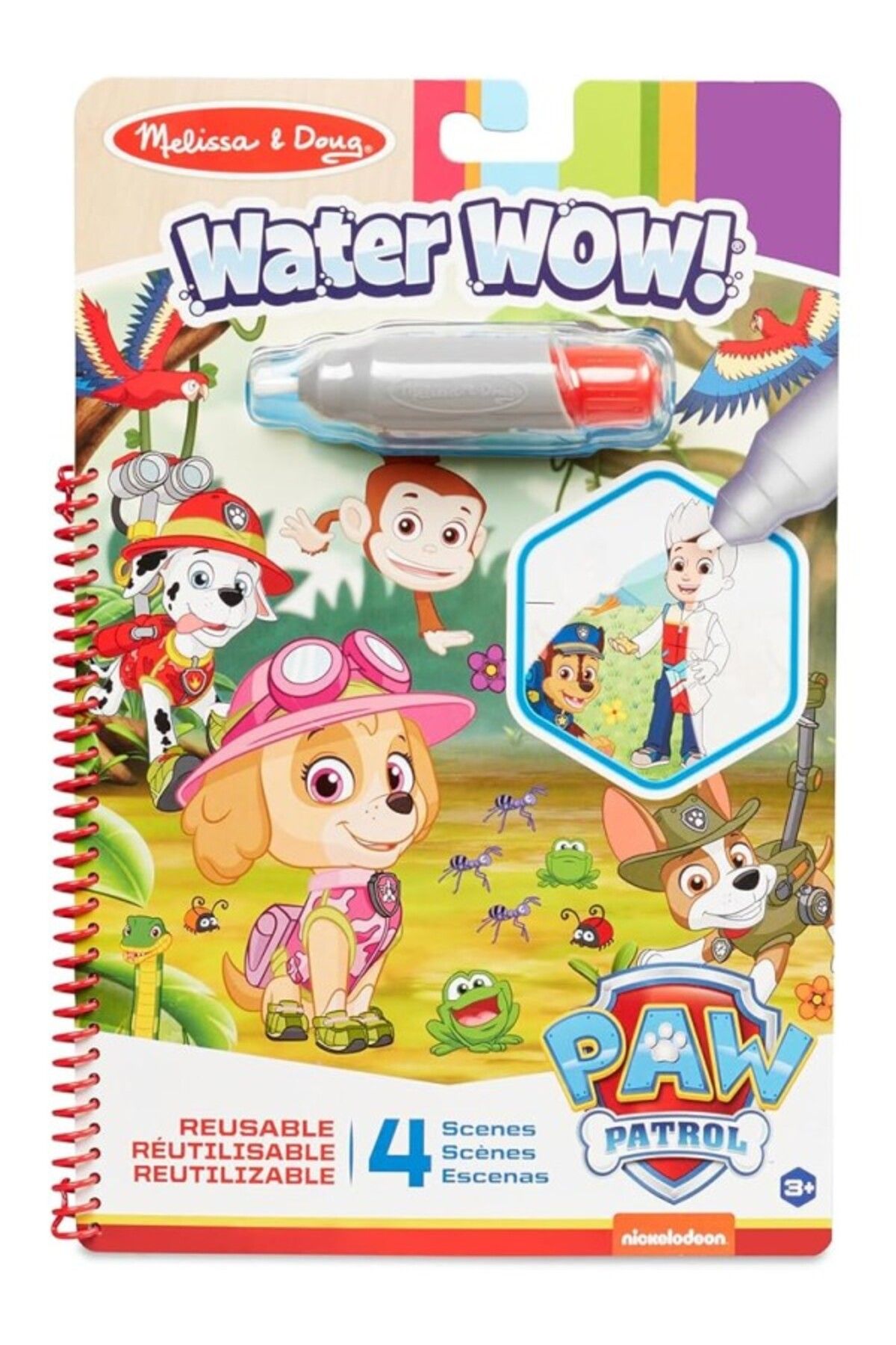 ShopZum Melissa & Doug Paw Patrol Water Wow! Skye Sihirli Su Ile Boyama Seyahat Aktivite Defteri