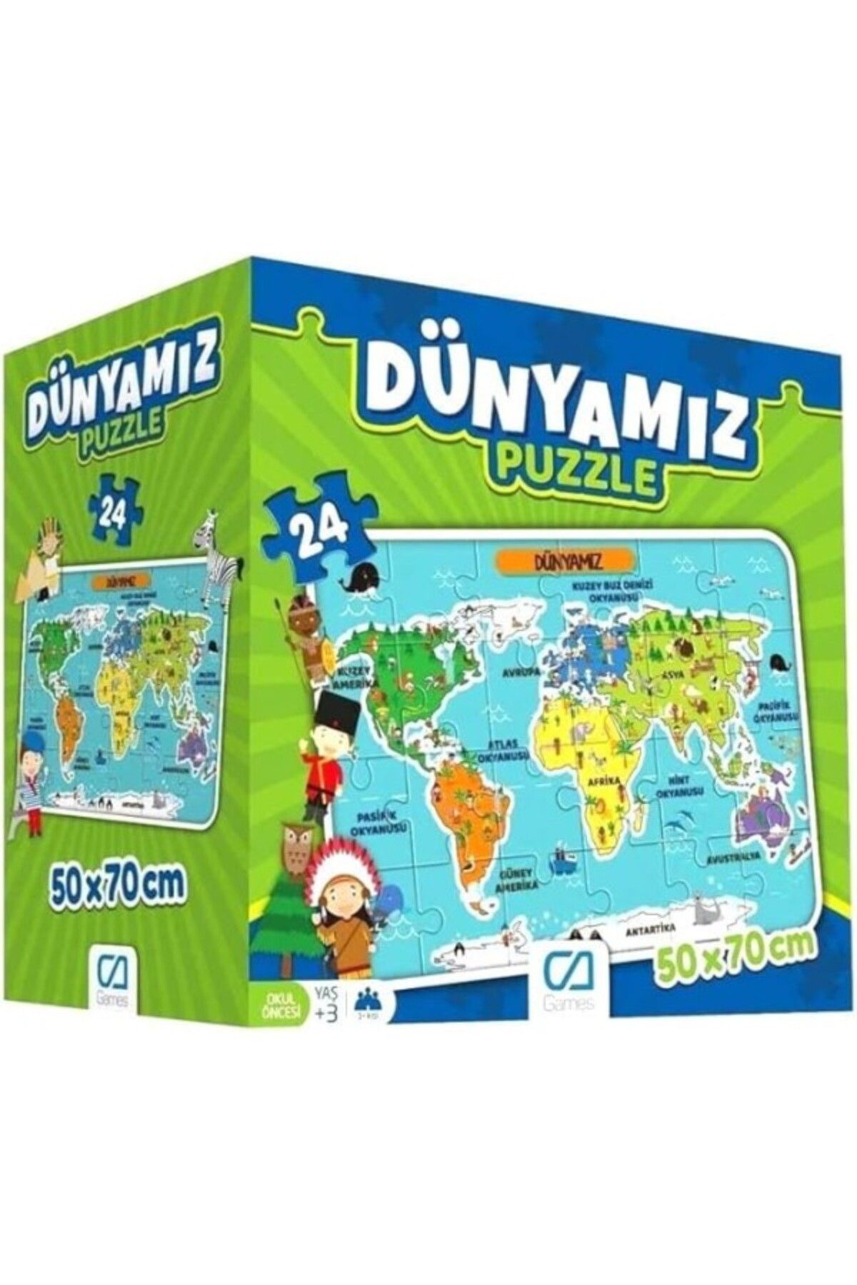 ShopZum Dünyamiz Eğitici Puzzle