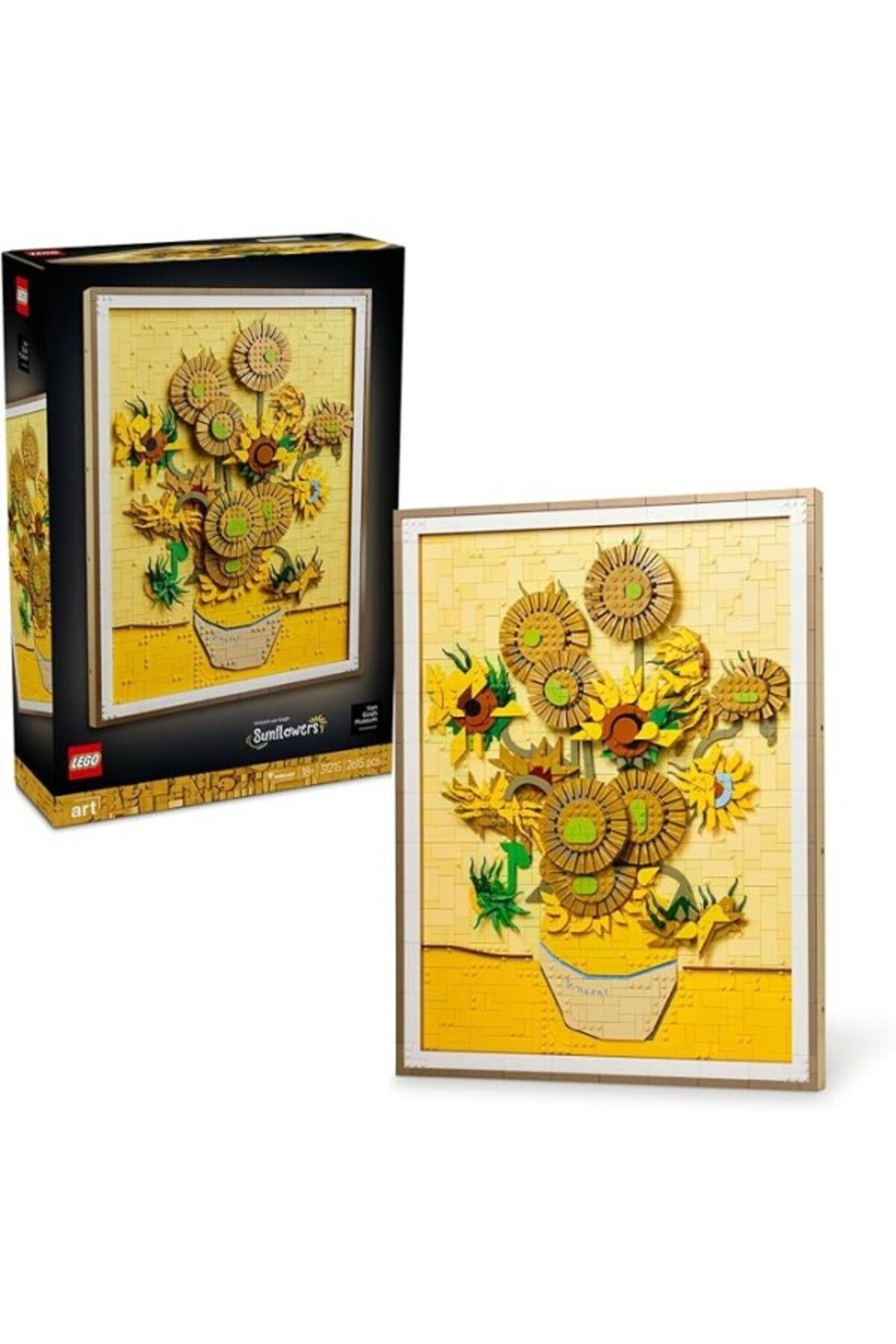 ShopZum Art Vincent Van Gogh – Ayçiçekleri 31215 - Yetişkinler Ayarlanabilir Yaprakları İçeren