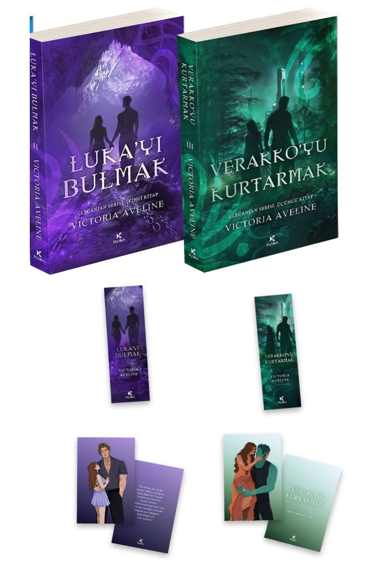 Pukka yayınları LUKAYI BULMAK-VERAKKOYU KURTARMAK İKİLİ SET—VICTORIA AVELINE
