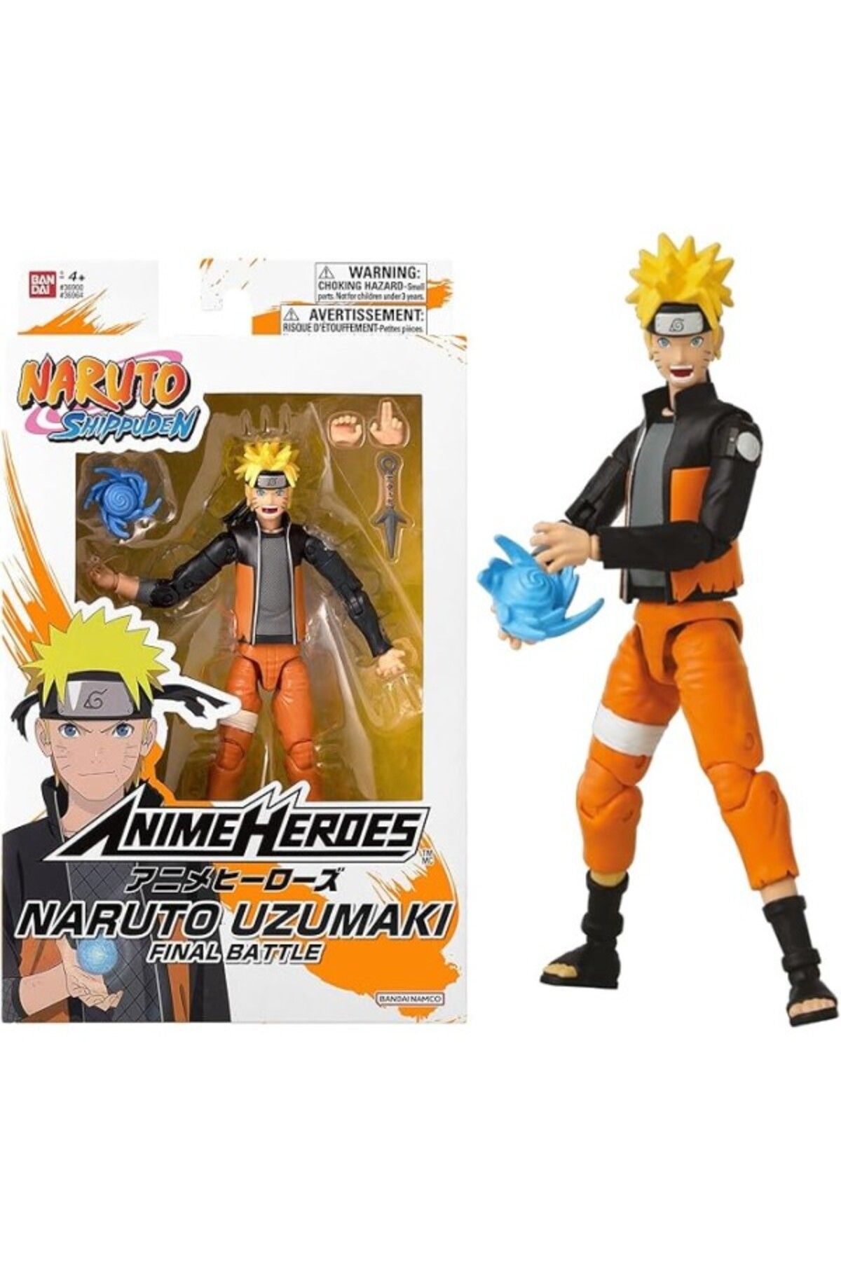ShopZum Bandai, 16 Cm Anime Heroes Naruto Figürleri - Naruto Uzumaki Son Savaş