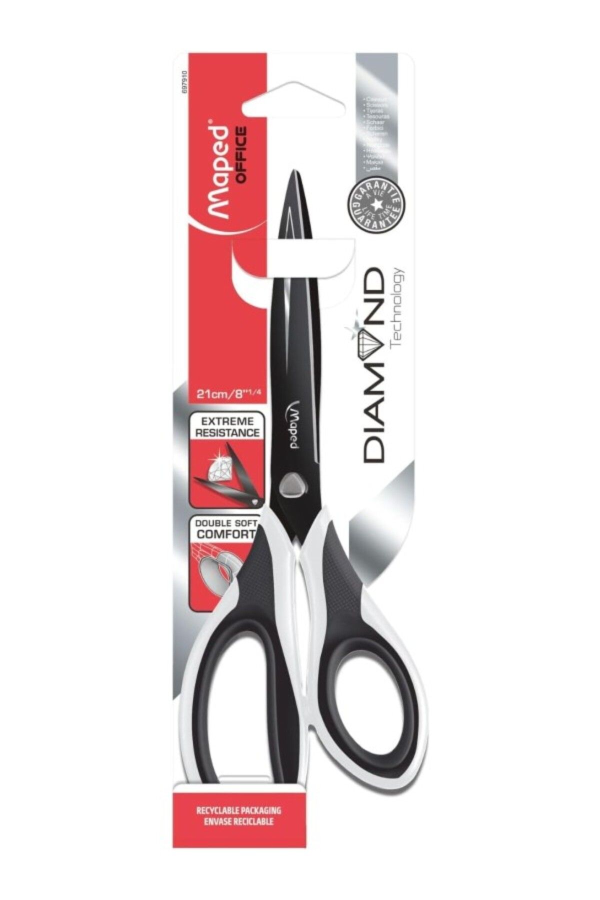 ShopZum Diamond Asimetrik Makas 21 Cm 697910