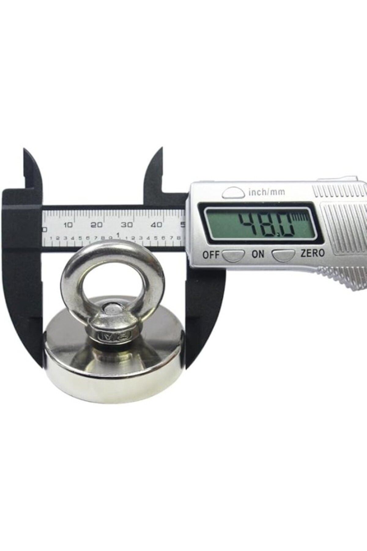 ShopZum Güçlü Neodyum Mıknatıs 48Mm 75Kg Askılı Fishing Salvage Magnet