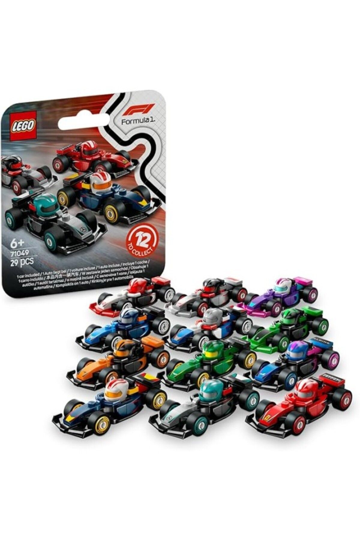 ShopZum F1 Koleksiyonluk Yarış Arabaları 71049-6 Yaş Üzeri Çocuklar Ferrari Ve Mclaren Dahil 12