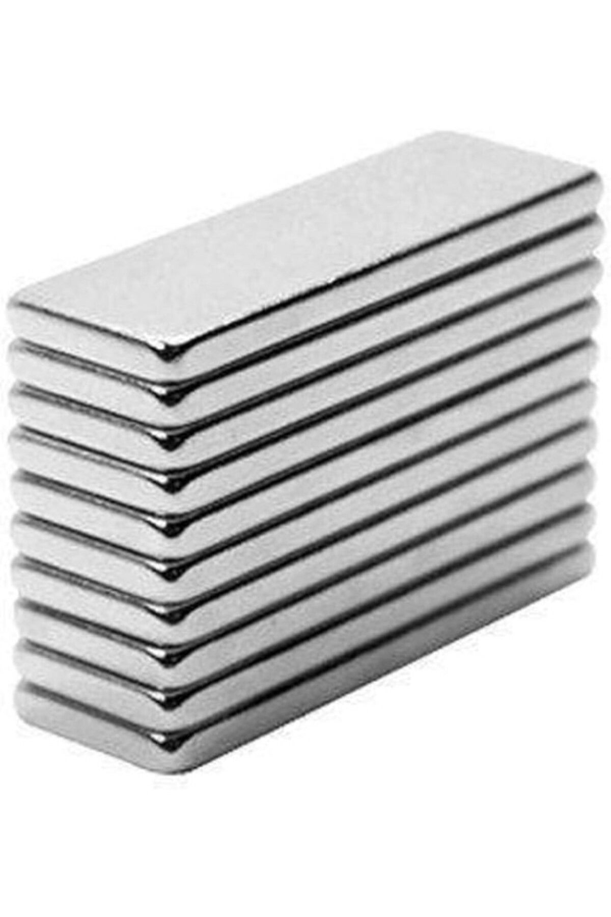 ShopZum Hdg Neodyum Mıknatıs 30X10X2 Mm 10 Adet