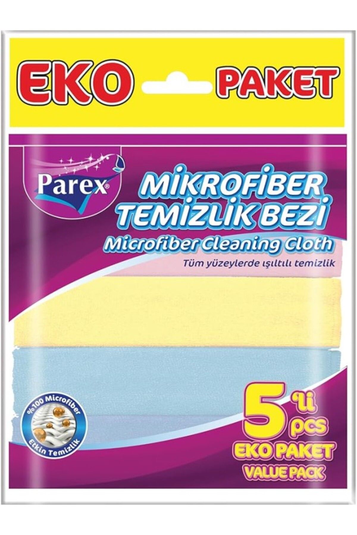 ShopZum Mikrofiber Temizlik Bezi 5'Li