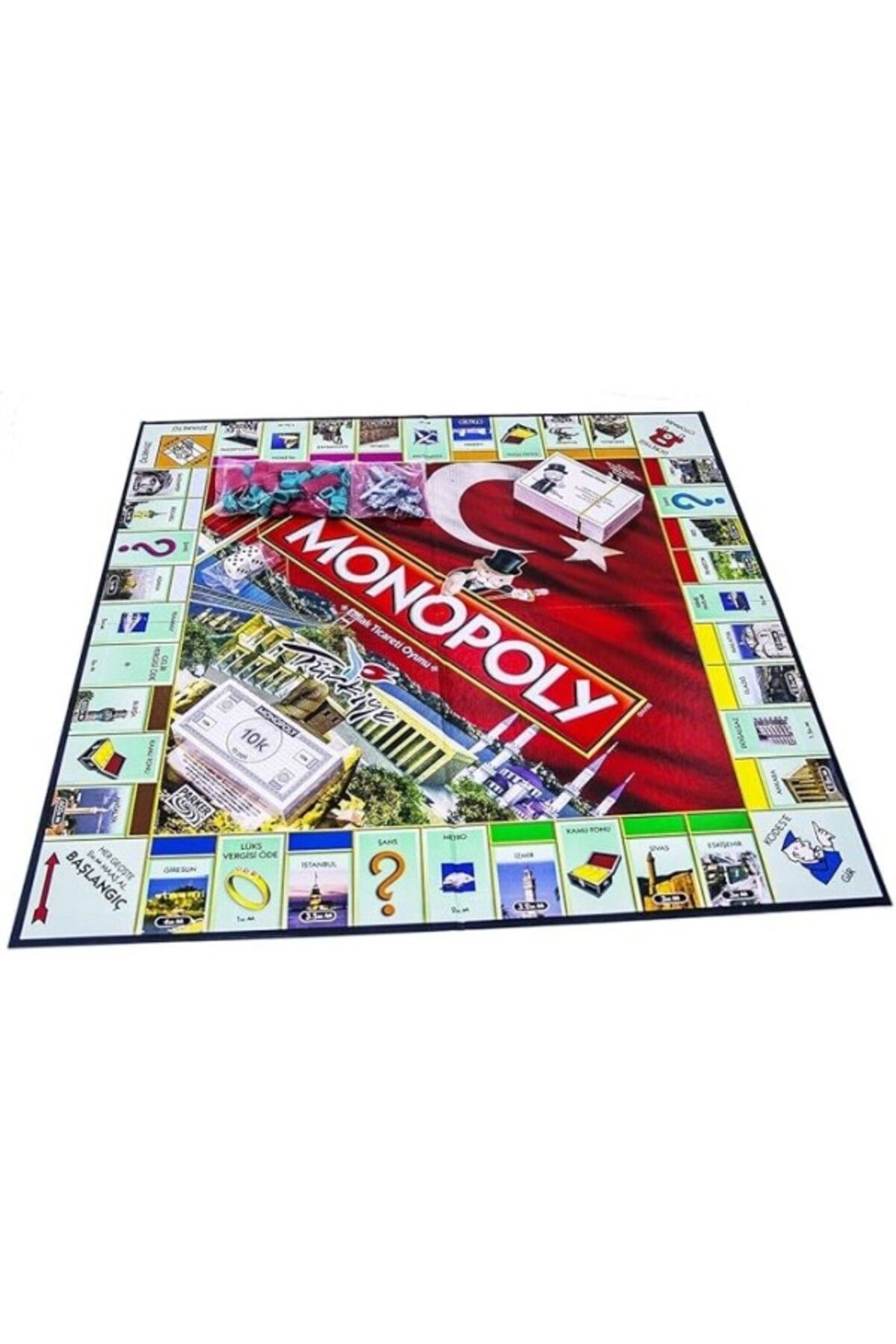 ShopZum Hasbro Gaming Monopoly Türkiye Kutu Oyunu, 8 Yaş Ve Üstü