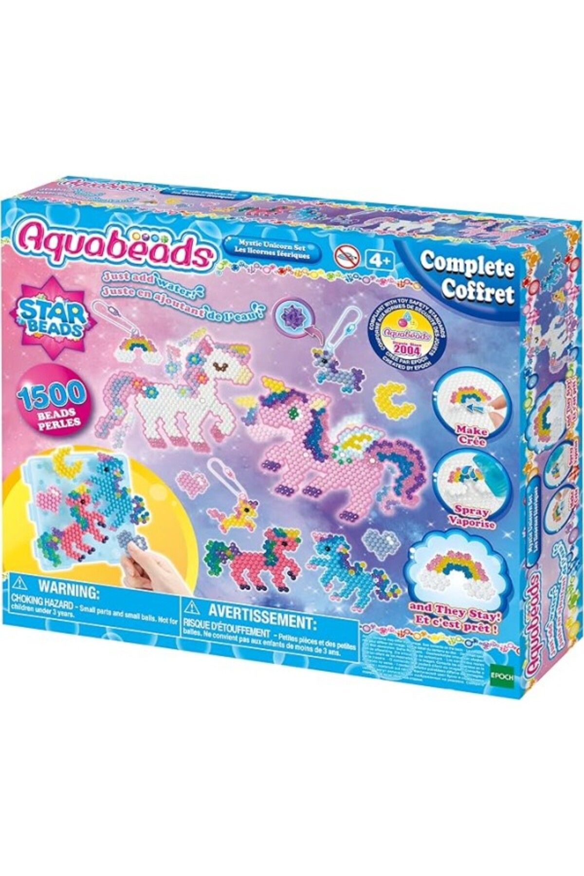 ShopZum Aquabeads 31944 Mistik Tek Boynuzlu At El İşi Seti, Çok Renkli