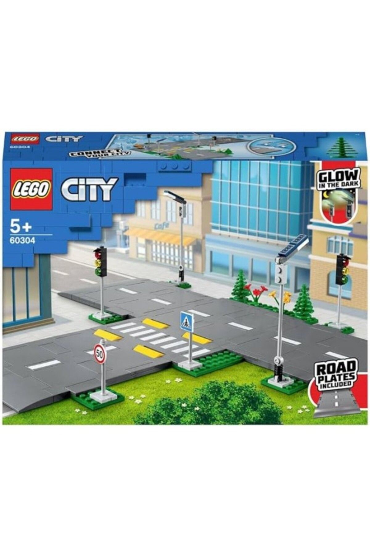 ShopZum City Yol Zeminleri 60304-5 Yaş Ve Üzeri Çocuklar İçin City Setleriyle Uyumlu Yaratıcı