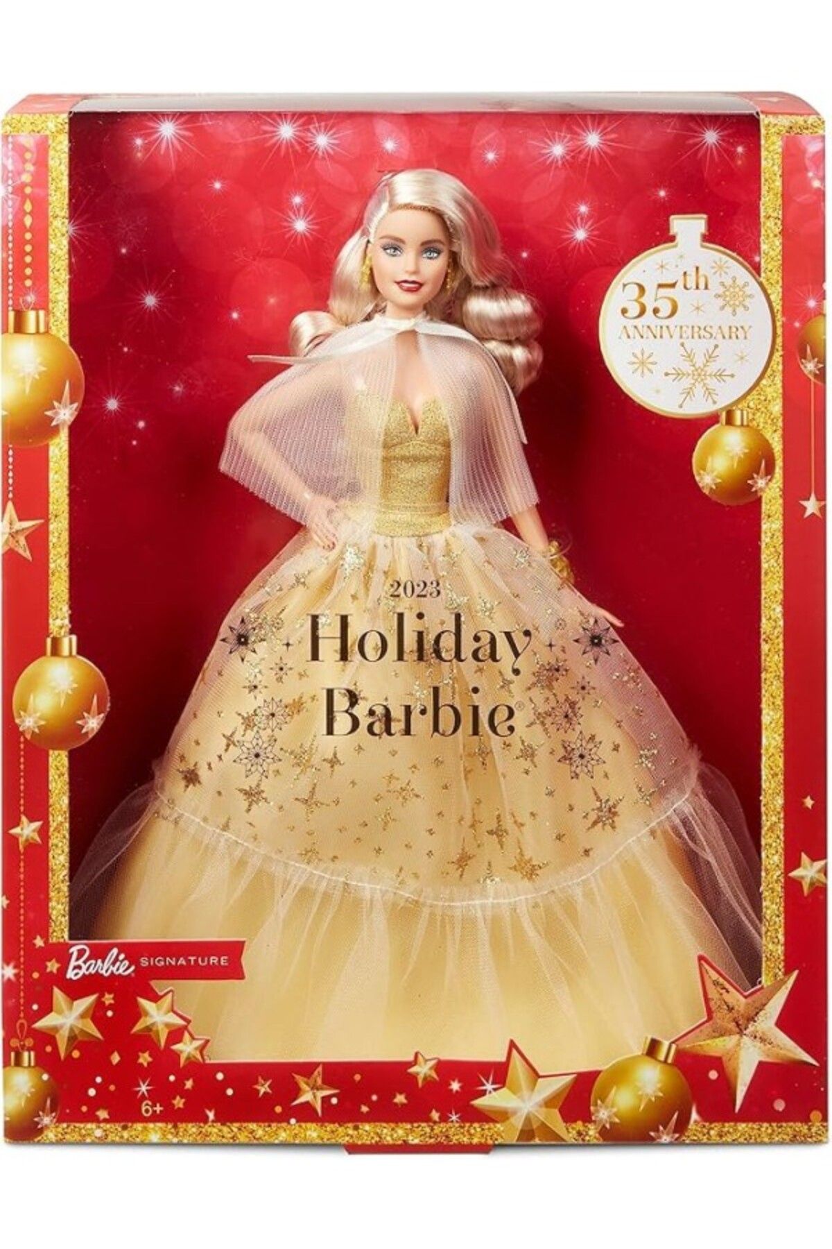 ShopZum Barbie 2023 Mutlu Yıllar Bebeği - Sarışın, 6 Yaş Ve Üzeri