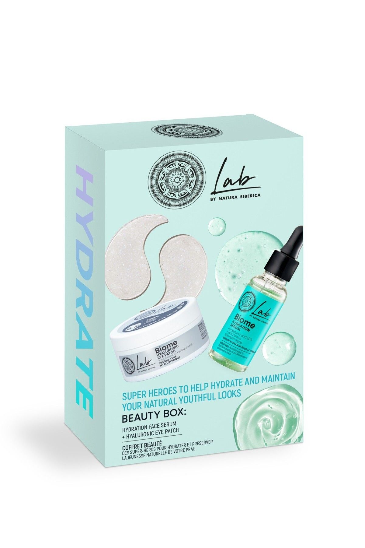 Natura Siberica Lab Biome Beauty Box Hydrate, 30 ml / 60 pcs