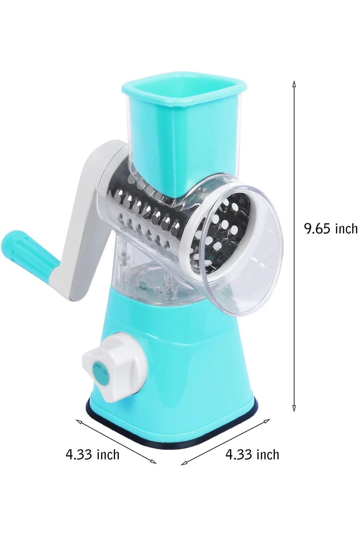 Modafiks Tutma Kollu Çevirmeli Pratik Kesme Ve Rendeleme Drum Grater Pratik Rulo Rende