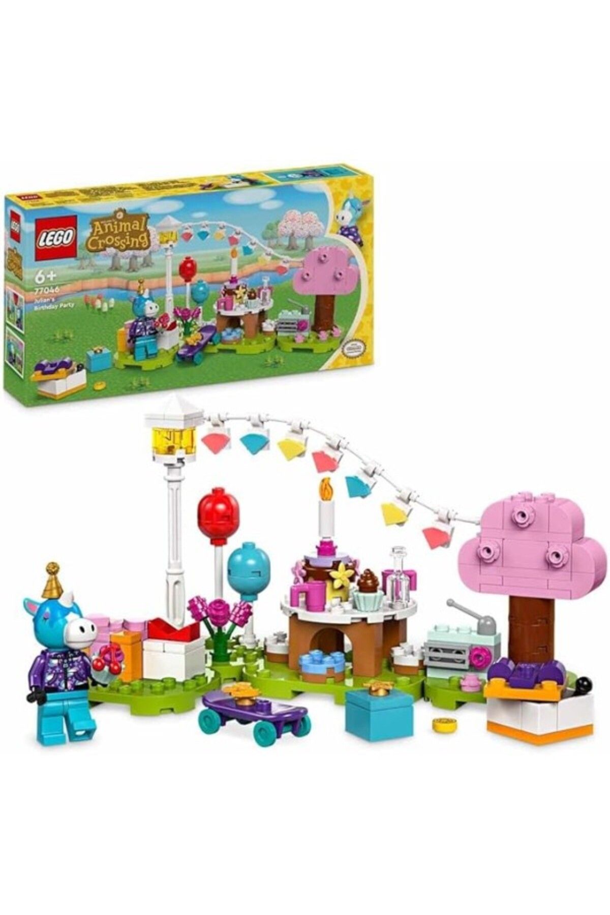 ShopZum Animal Crossing Julian Doğum Gününü Kutluyor 77046-6 Yaş Ve Üzeri Çocuklar Yaratıcı