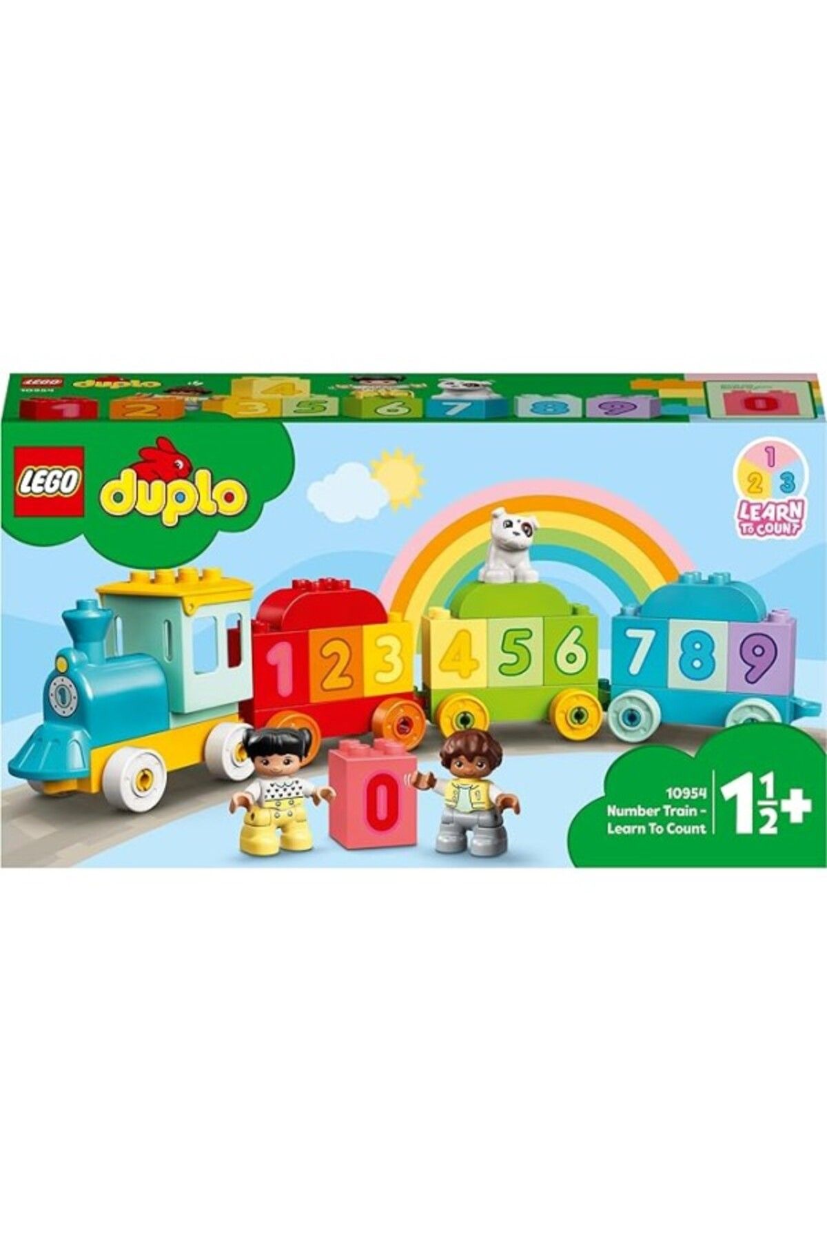 ShopZum Duplo İlk Sayı Treni - Saymayı Öğren 10954-18 Ay Ve Üzeri Çocuklar İçin Sayma Yetisini