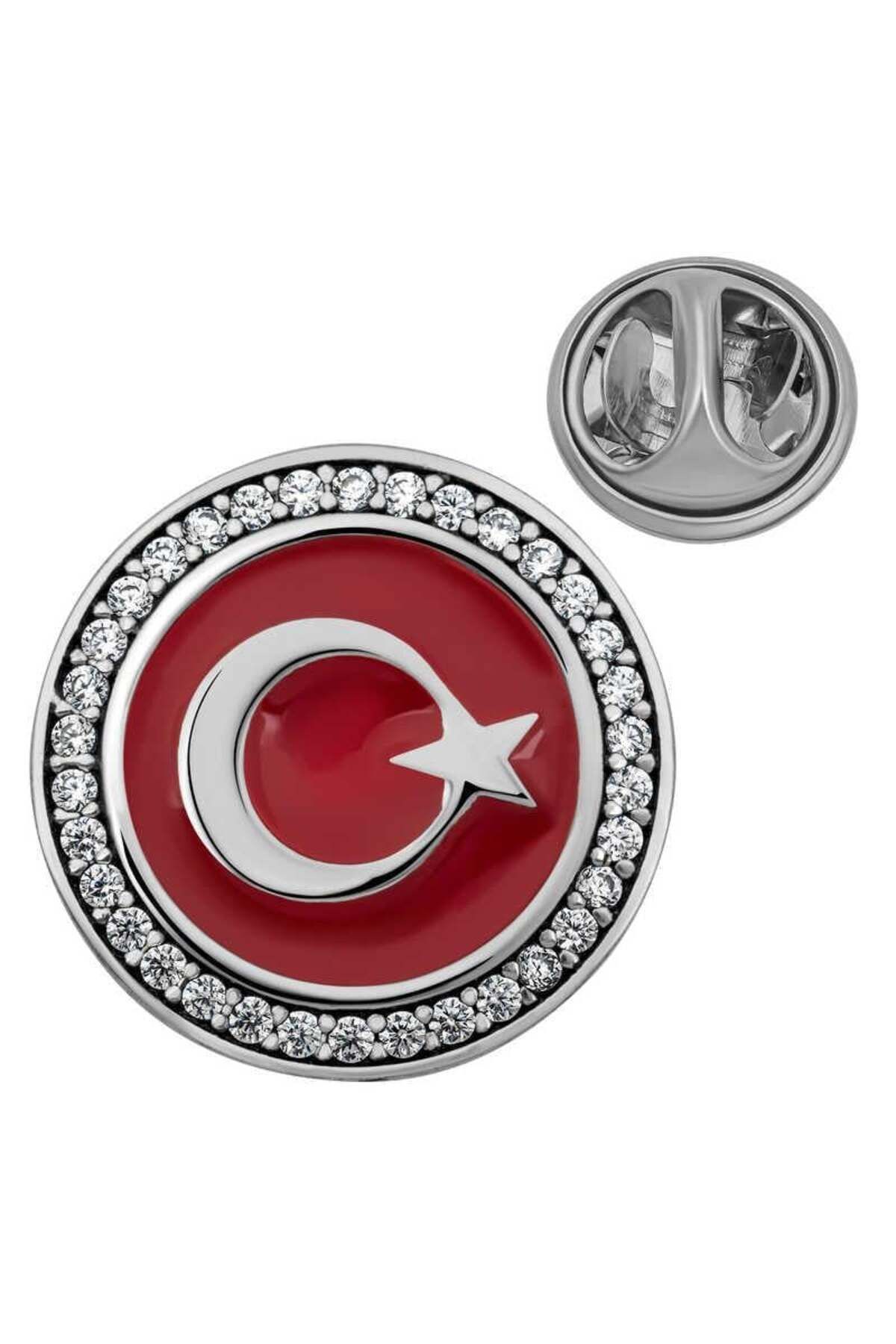 supertrend Süpertrend Gümüş Ay Yıldız Rozet