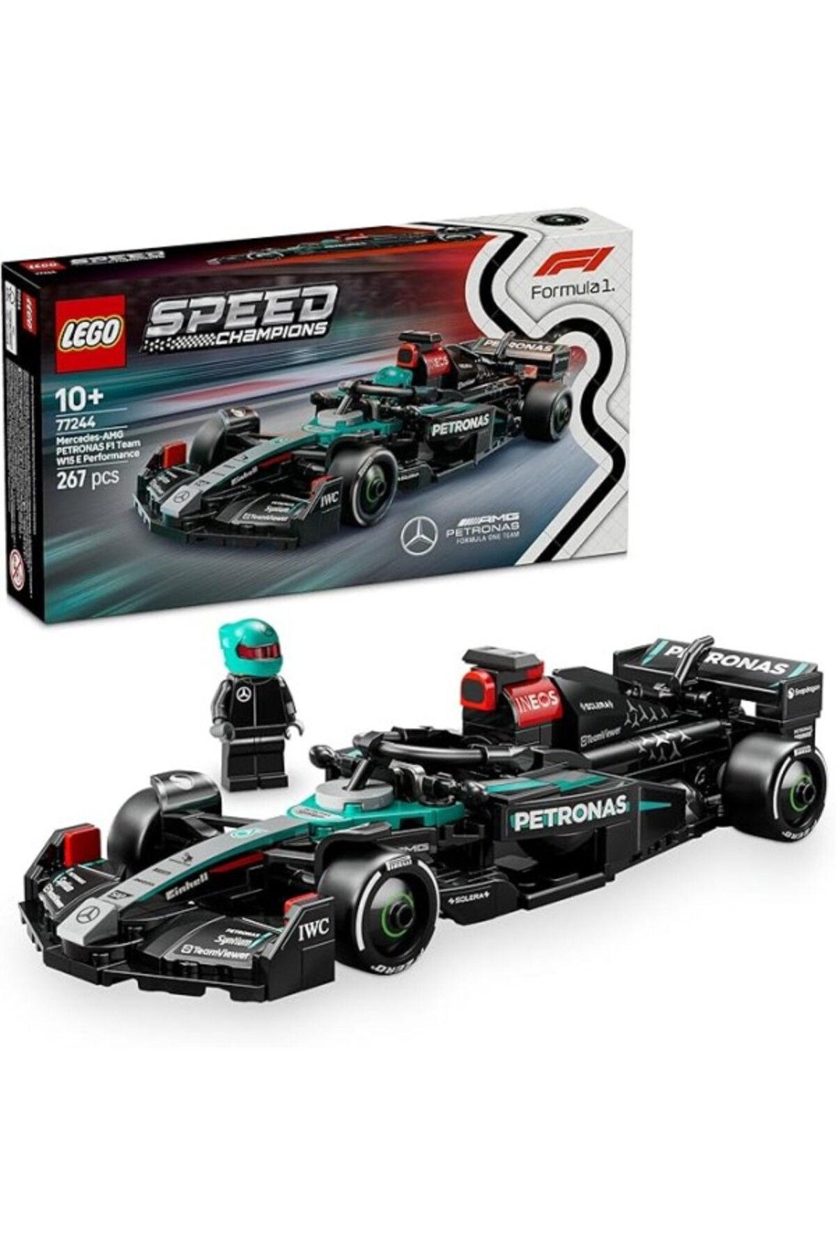ShopZum Lego Speed Champions Mercedes-Amg F1 W15 Yarış Arabası 77244 – 10 Yaş Ve Üzeri Kız Ve Erkek