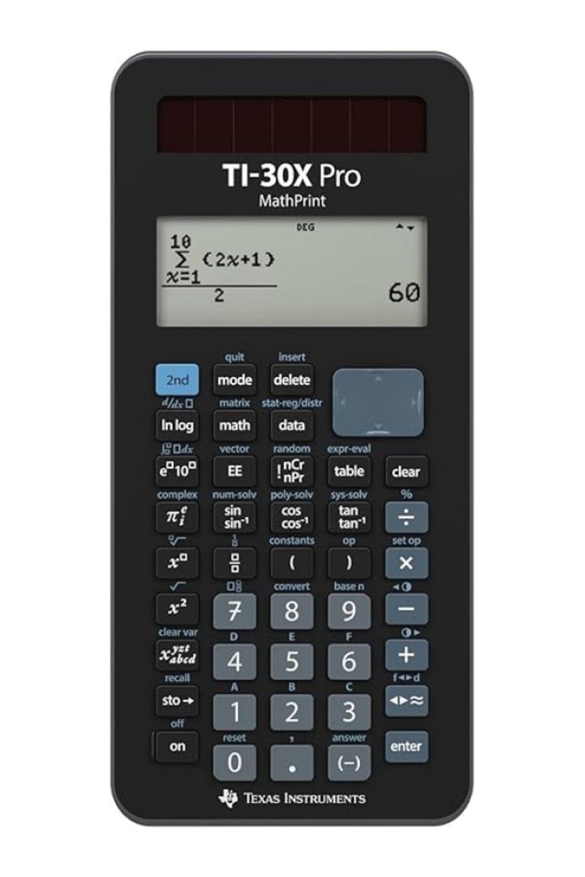ShopZum Ti-30X Pro Mathprint Okul Hesap Makinesi (4 Satırlı Yüksek Çözünürlüklü Ekran