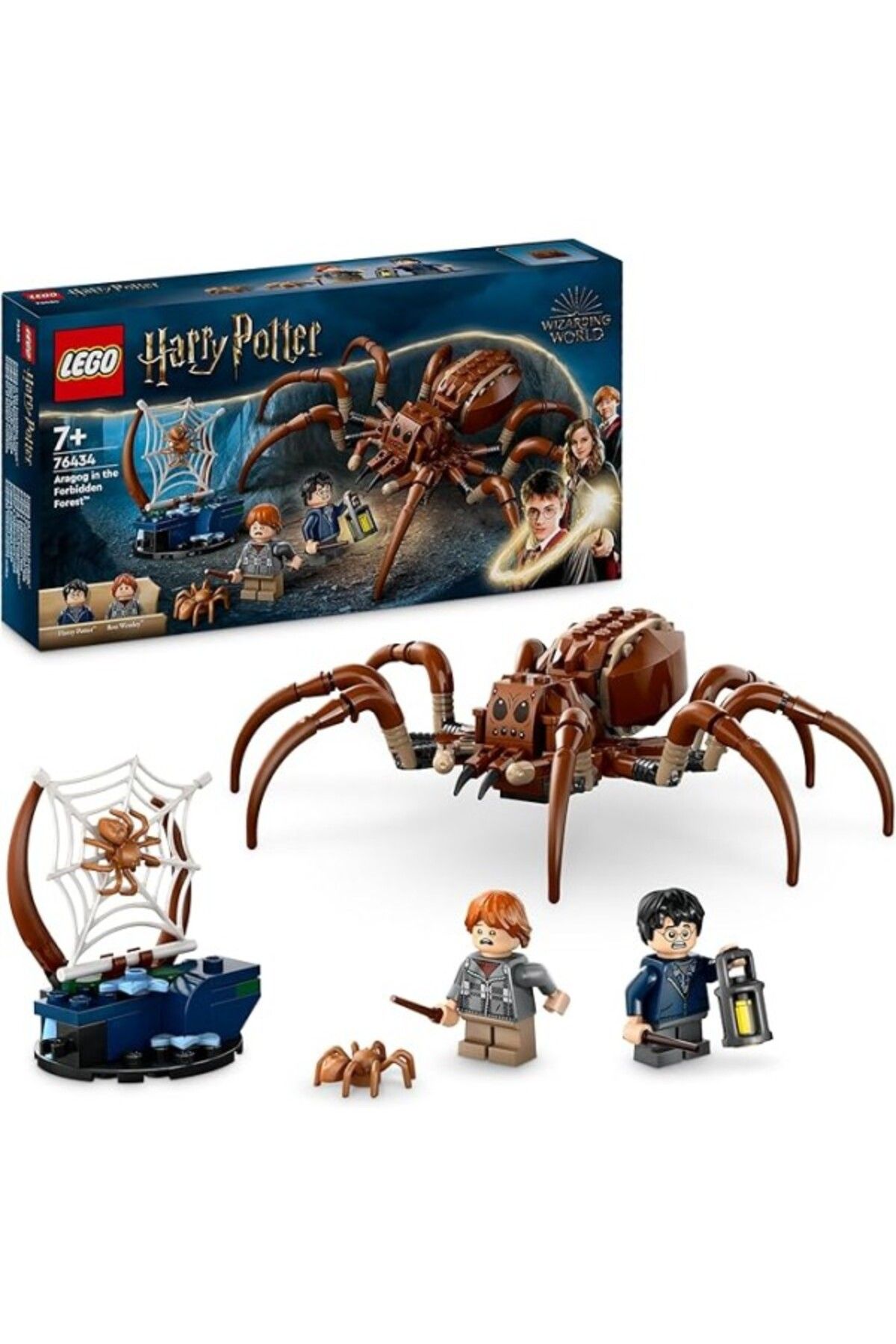 ShopZum Harry Potter Aragog Yasak Ormanda 76434, 7 Yaş Ve Üzeri İçin Harry Potter Ve Ron Weasley
