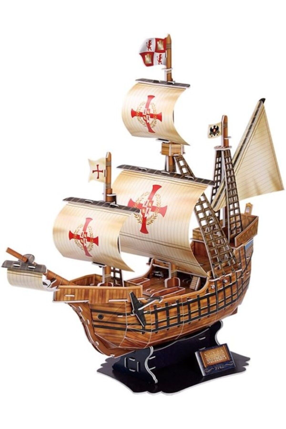 ShopZum Cubicfun Cub/T4008H 3D 113 Parça Puzzle Santa Maria Gemisi