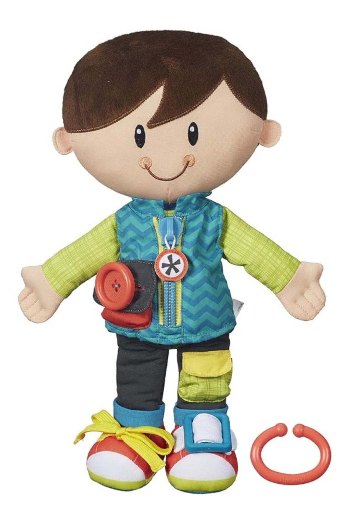 ShopZum Playskool Klasik Giydirme Eğlenceli Arkadaşlar (Erkek), Etkinlik Peluş Bebek 2 Yaş Ve Üstü Çocuklar