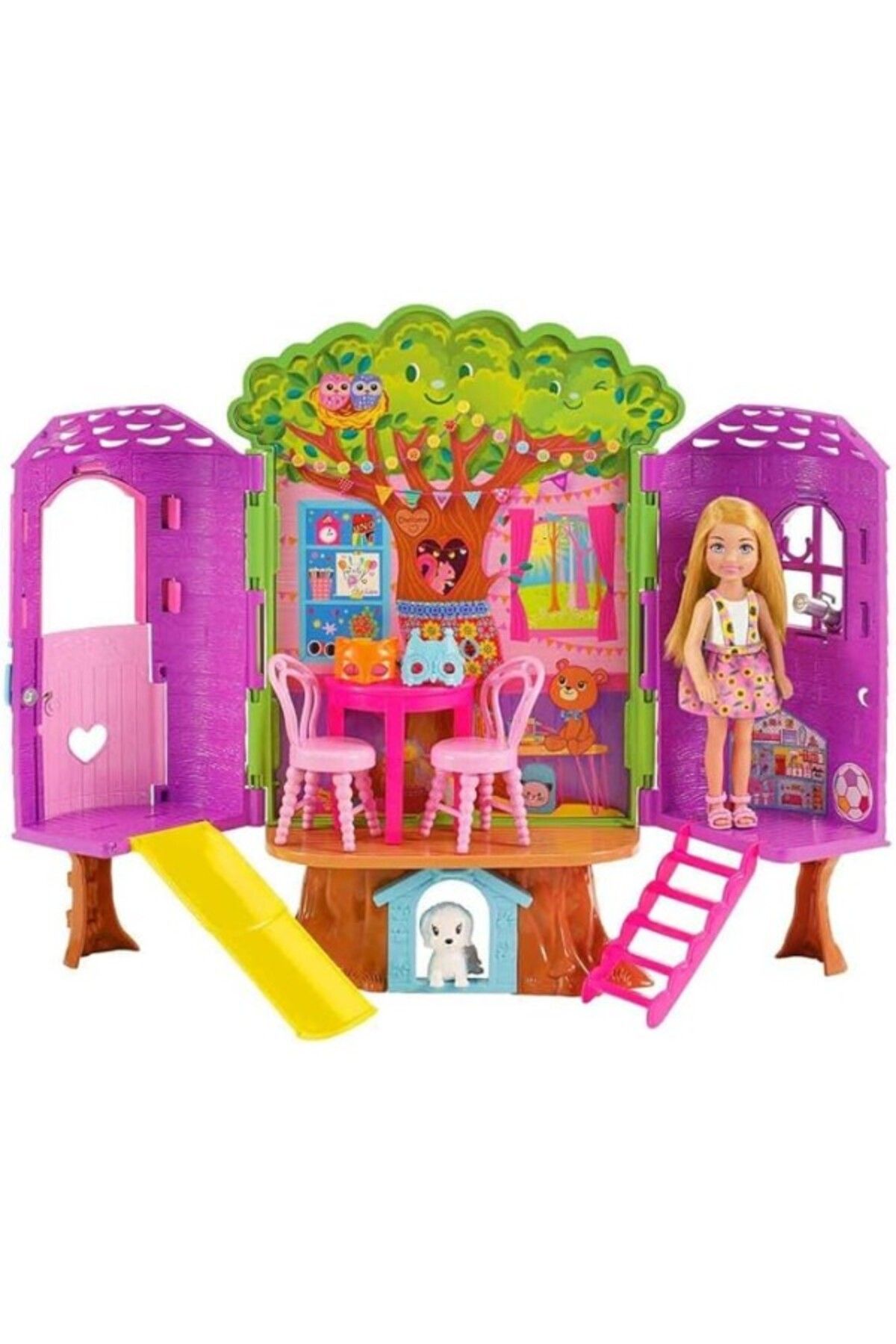 ShopZum Barbie Chelsea'nin Ağaç Evi Barbie Chelsea'nin Ağaç Evi Ve Köpeği Hpl70