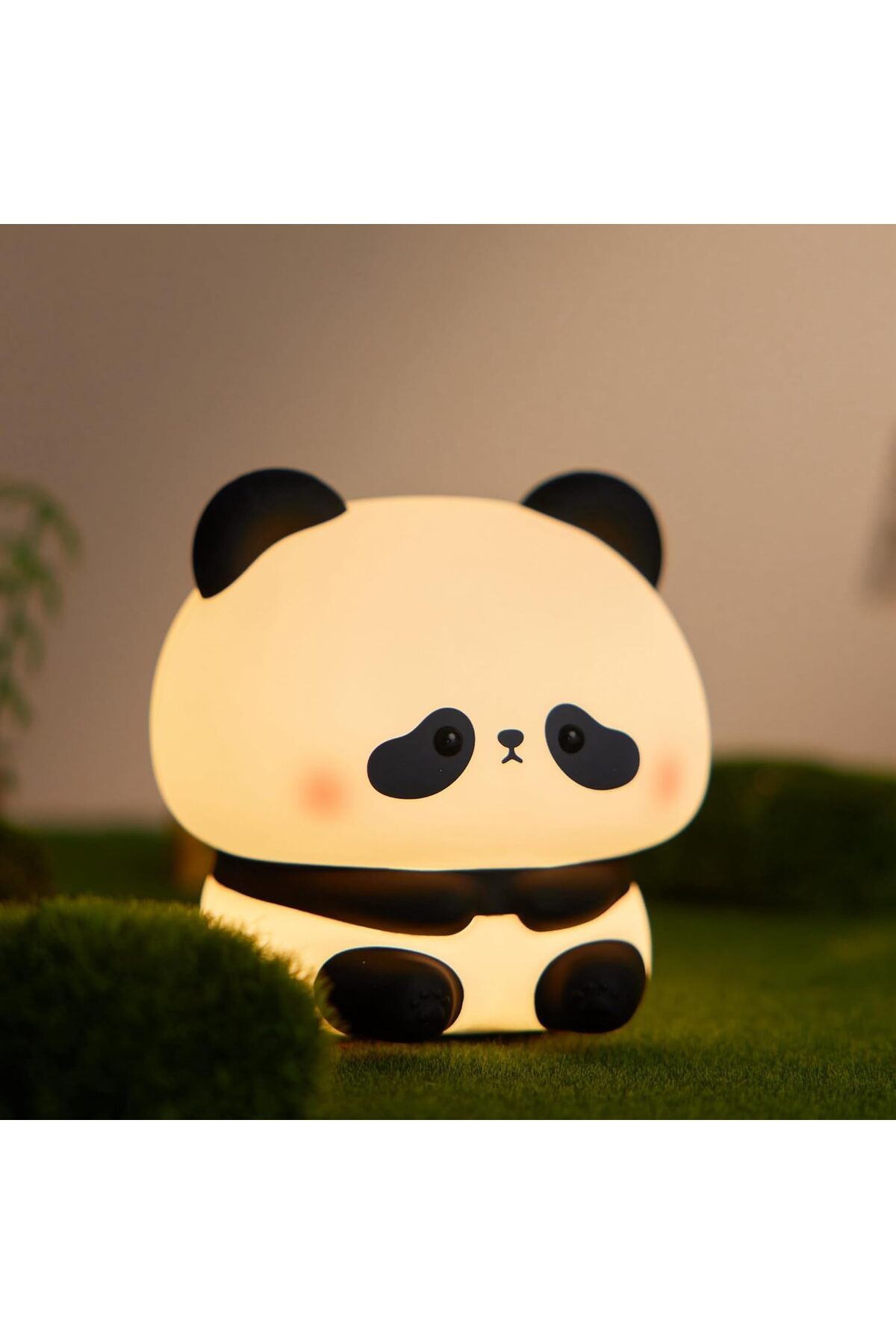 Aırstorr Armut Kuzu Ördek Panda Ampuller LED gece lambası sevimli silikon kısılabilir çocuk bebek renkli