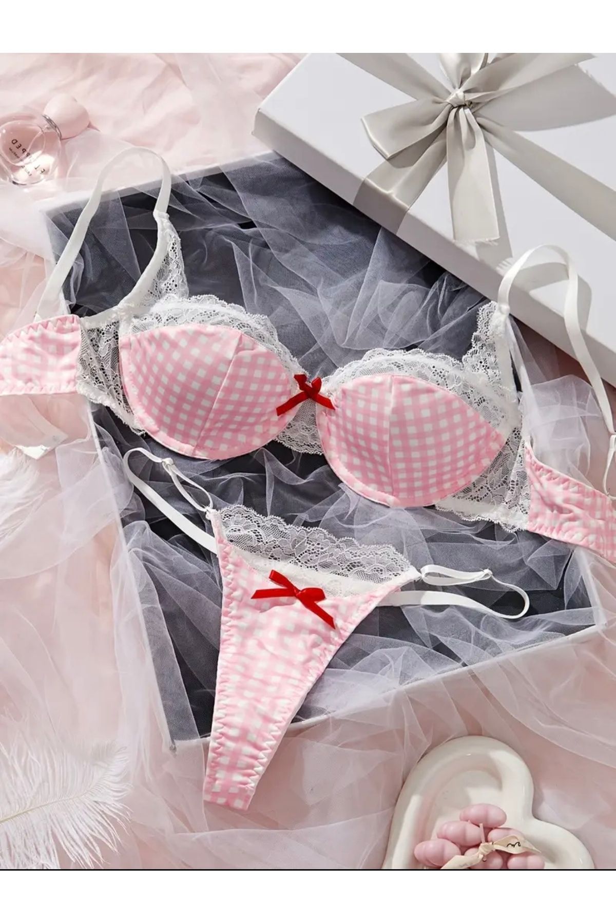 CS underwear Pinkdream bralet takım