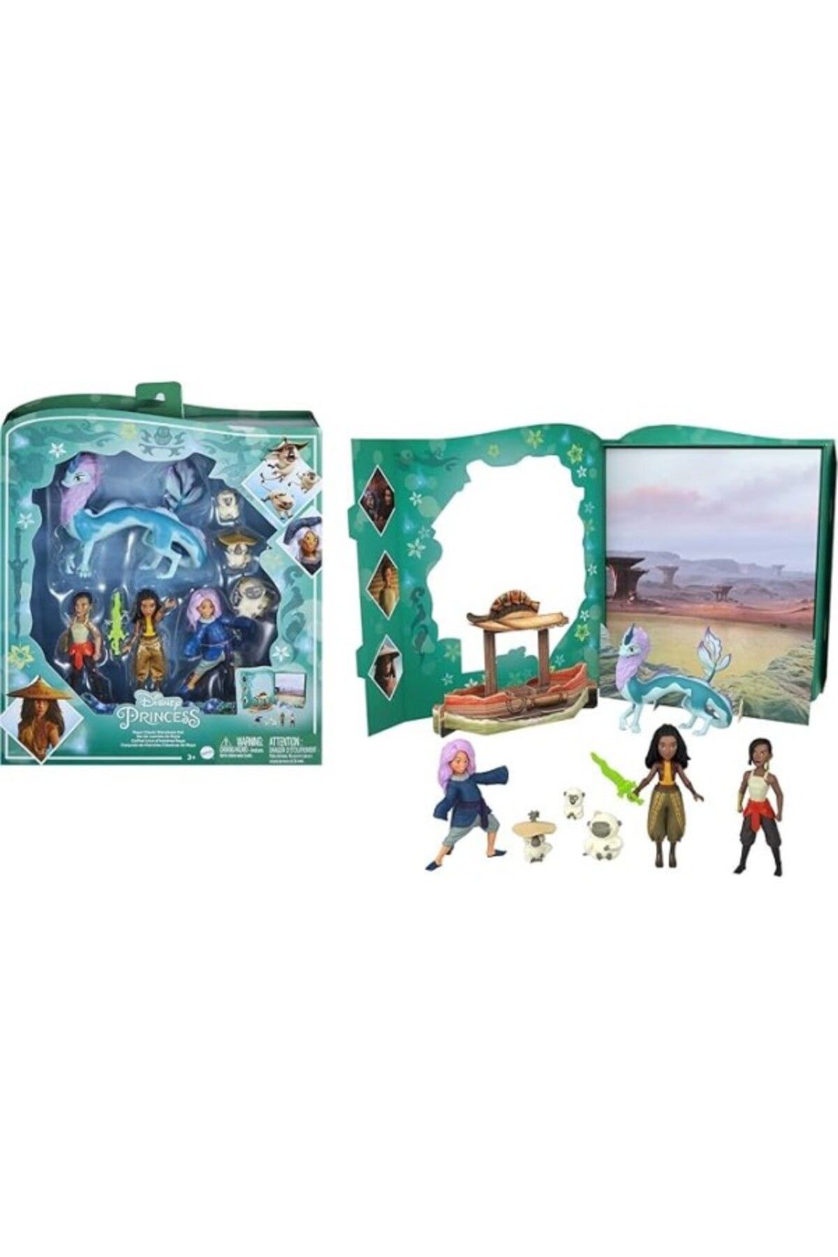 ShopZum Disney Princess Disney Prenses Raya Arkadaşları Hikaye Anlatımı Seti, 3 Yaş Üzeri, , Disney