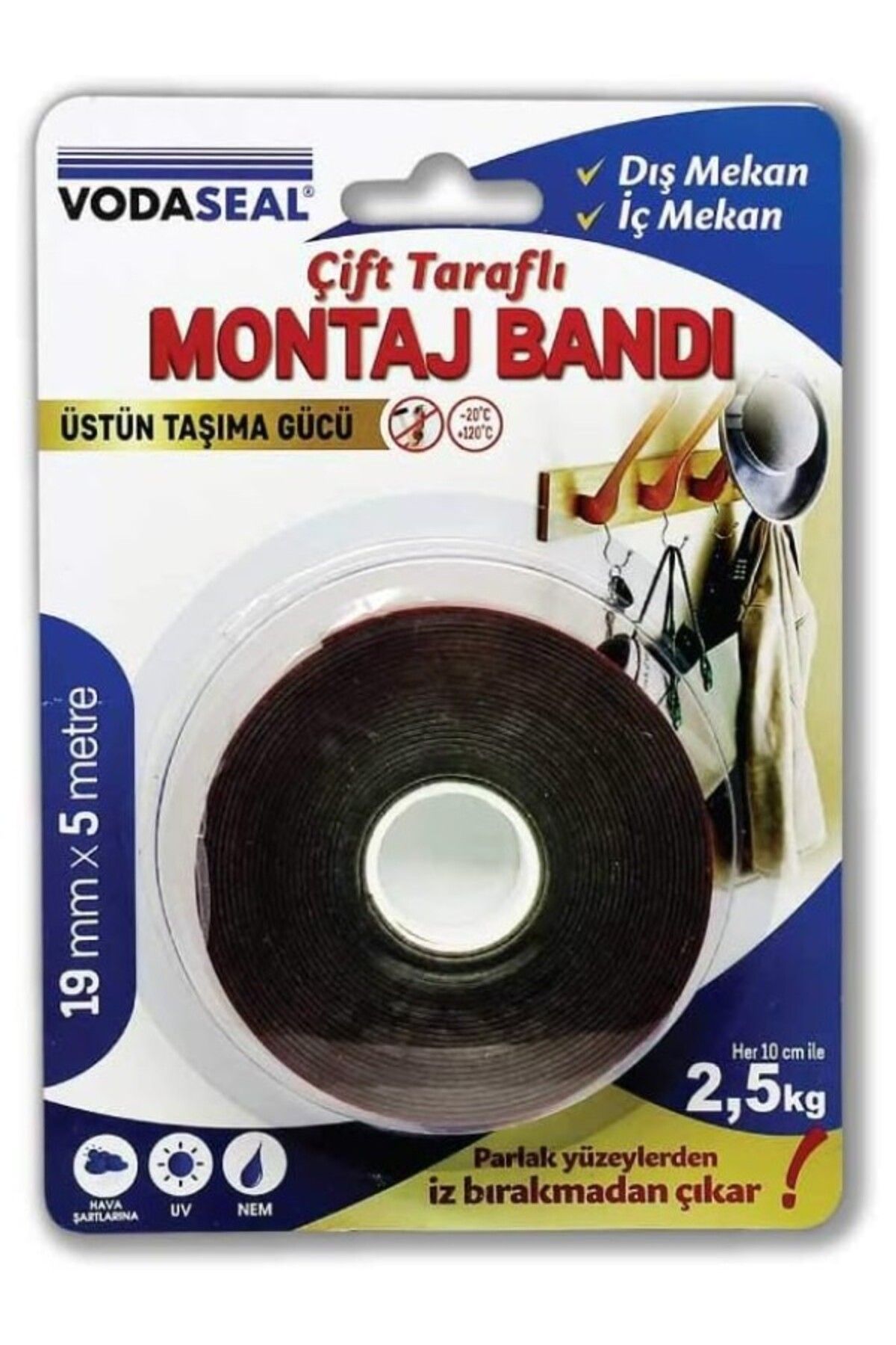 ShopZum Vodaseal Montaj Bandı, Gri 19Mmx5Mt