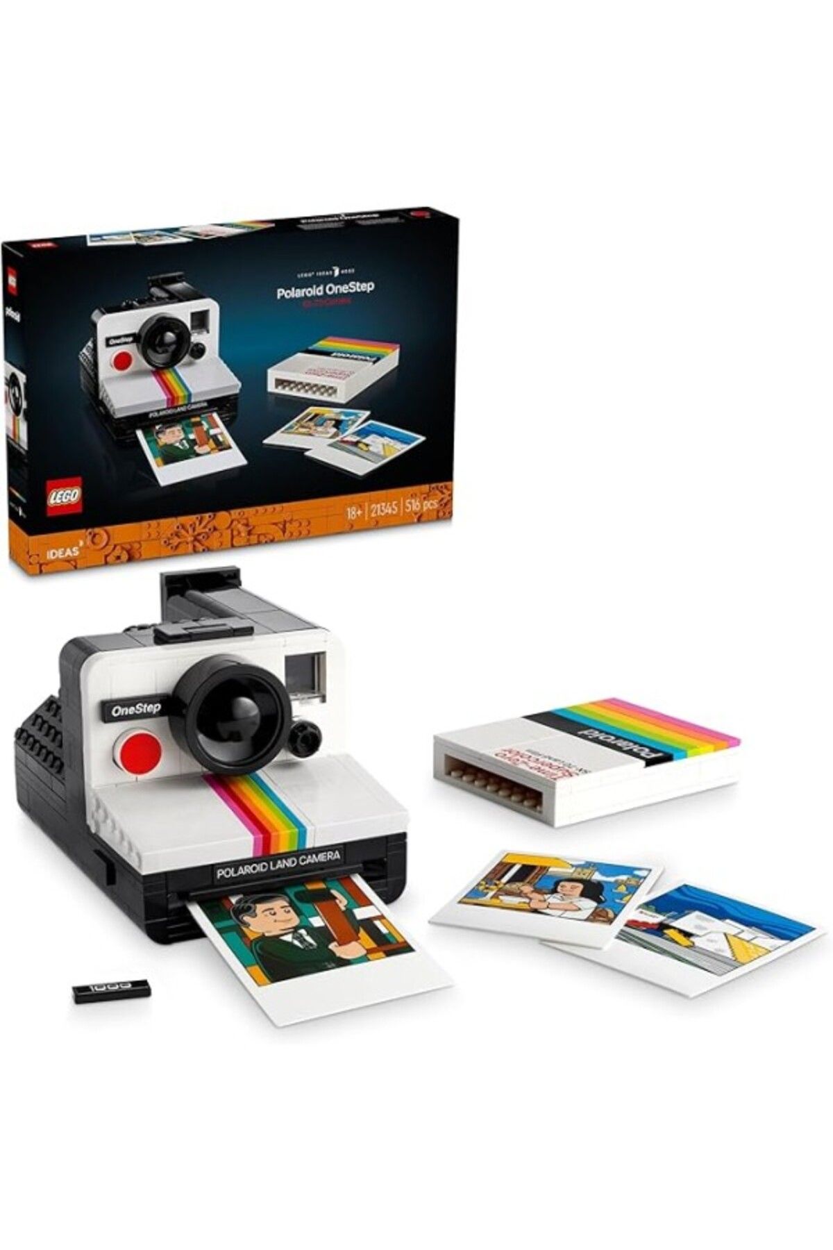 ShopZum Ideas Polaroid Onestep Sx-70 Kamera 21345 – Fotoğraf Meraklısı Yetişkinler Koleksiyonluk