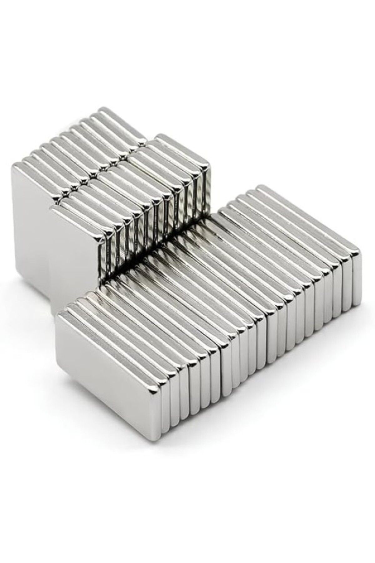 ShopZum Mns Magneteksan Neodyum Mıknatıs Dikdörtgen 20X10X2 Mm (5 Adet Set)