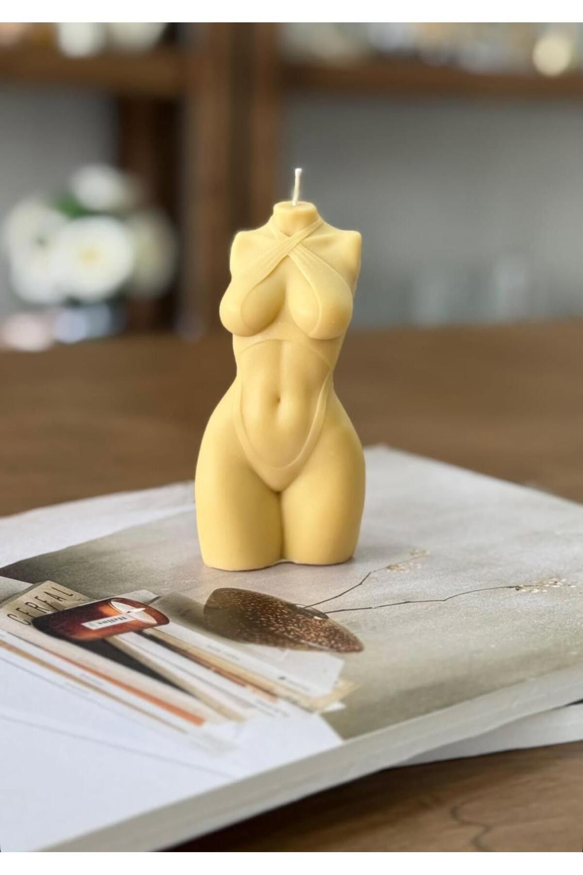 SCA CANDLE Dekoratid Sexsi Sarı Renk Luks Mum kadın