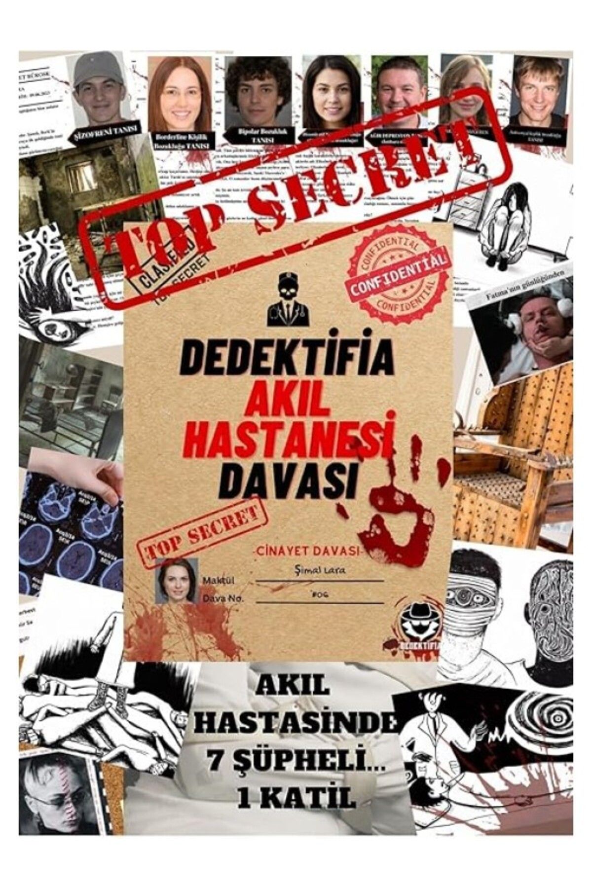 ShopZum Dedektifia Akıl Hastanesi Davası, Cinayet Çözme Ve Katili Bulma Oyunu, Suçluyu Bulma- Dedektif Oyun