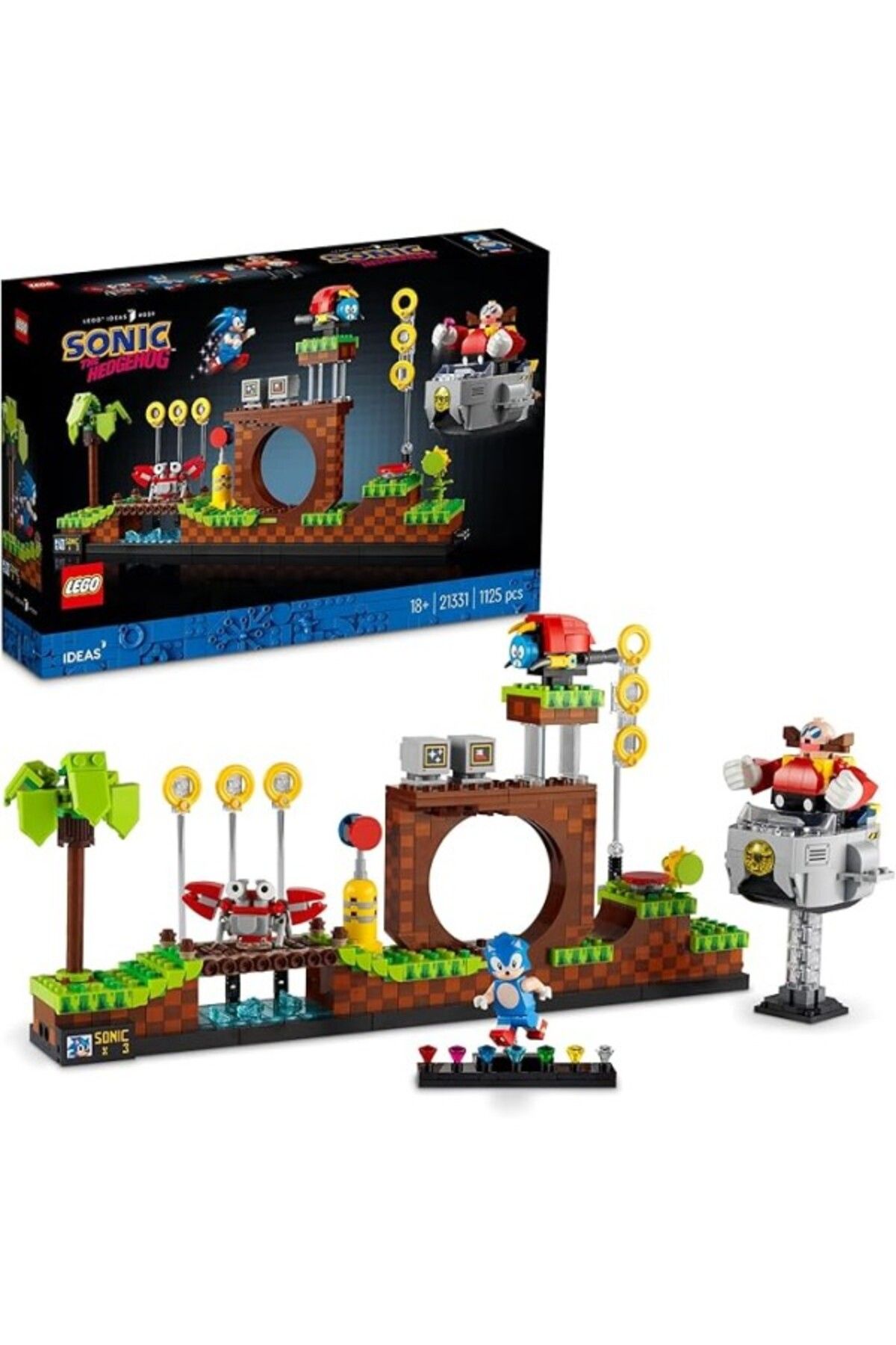 ShopZum Lego® Ideas Sonic The Hedgehog Yeşil Tepe Bölgesi 21331 - Yetişkinler Nostaljik Yapım Seti