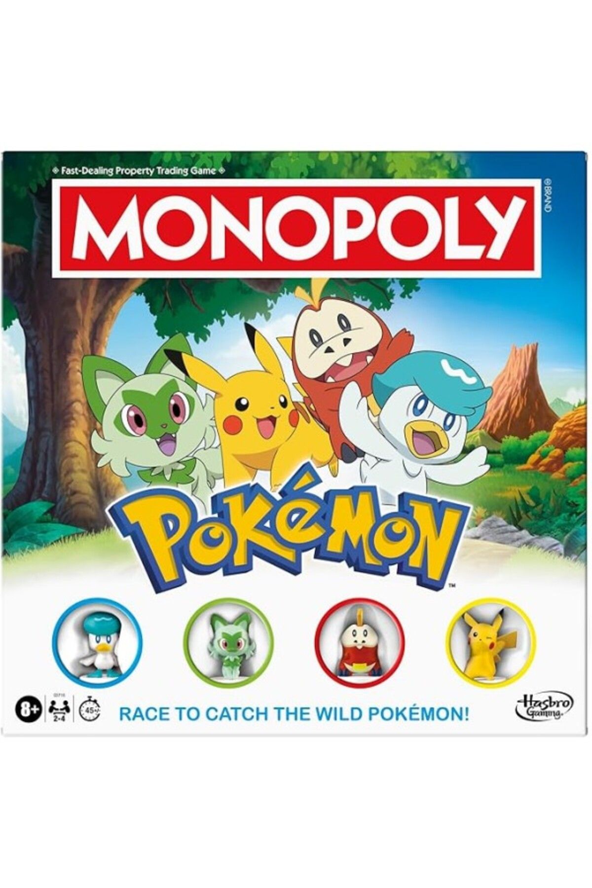 ShopZum Monopoly Pokémon Edition Masa Oyunu | 8 Yaş Ve Üzeri | 2 Ila 4 Oyuncu | Pokémon Hayranları Için