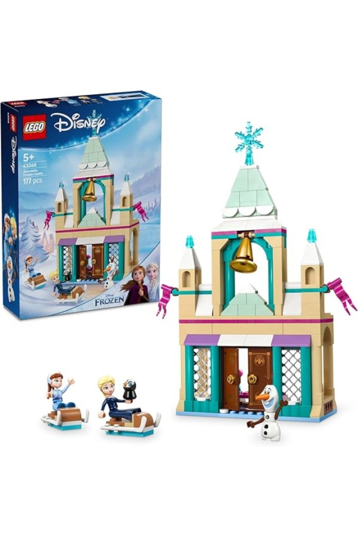 ShopZum ǀ Frozen Arendelle Karlar Ülkesi Şatosu 43265-5 Yaş Ve Üzeri Çocuklar Mini Elsa