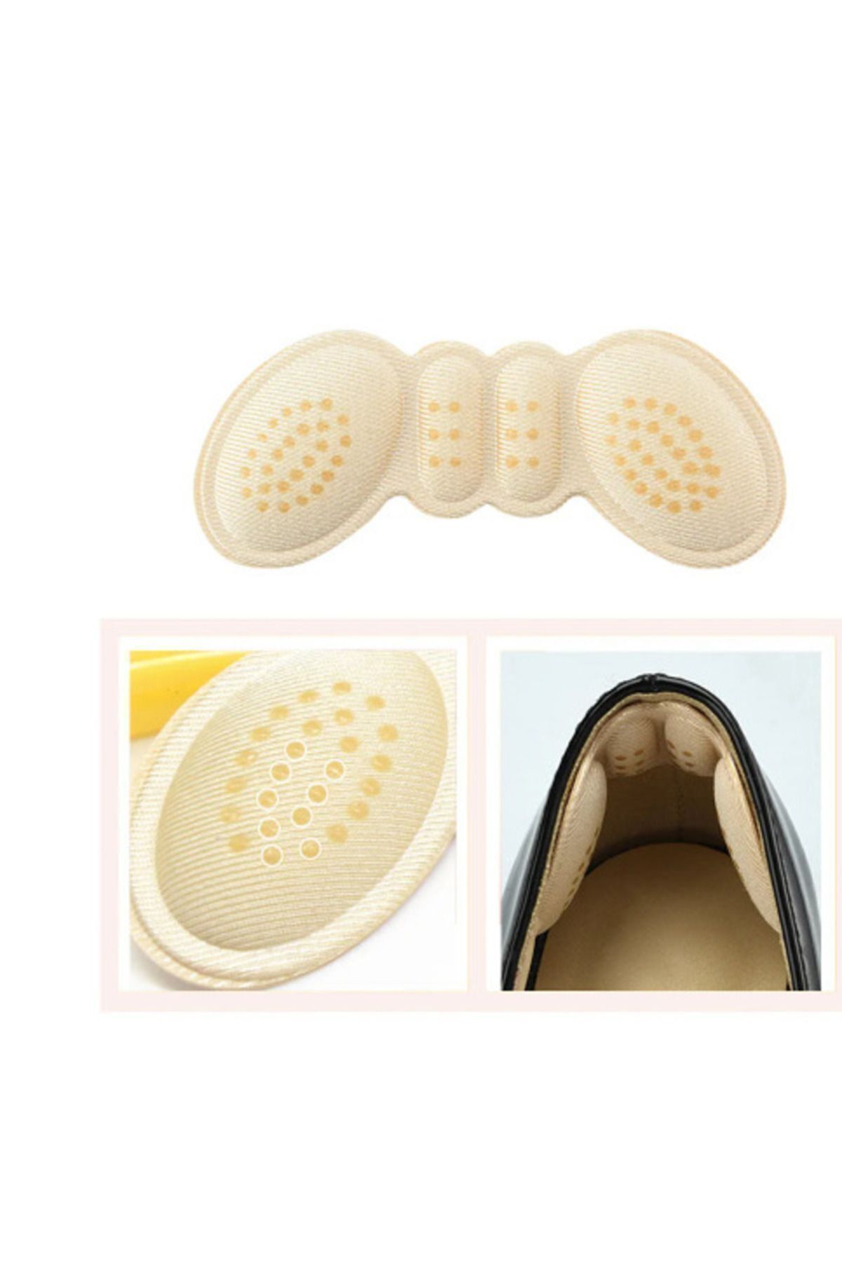 AboutThePerfect Yapışkanlı Ayak Topuk Pedi, Rahat ve Konforlu Topuk Destek Malzemesi