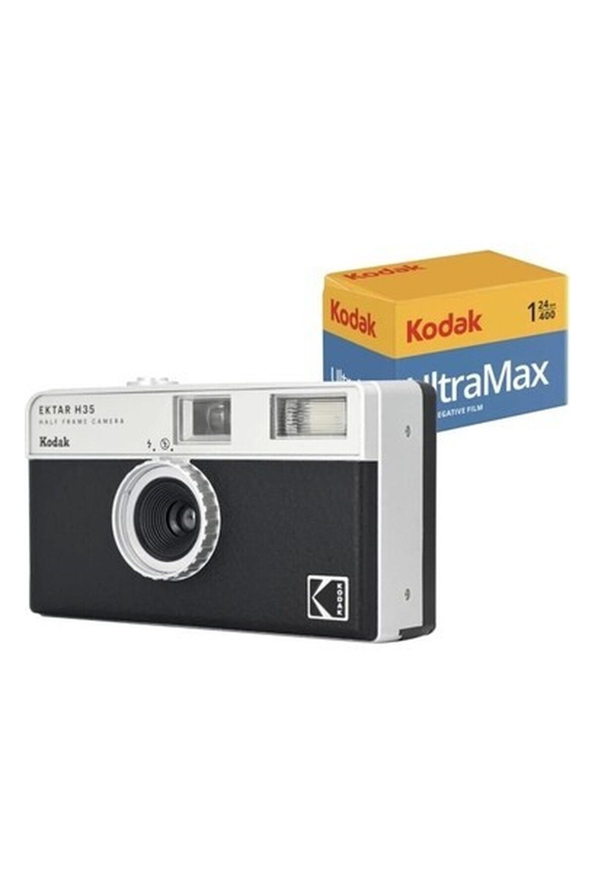 Kodak Ektar H35 Filmli Fotoğraf Makinesi Siyah 24 Exp Film Paketi