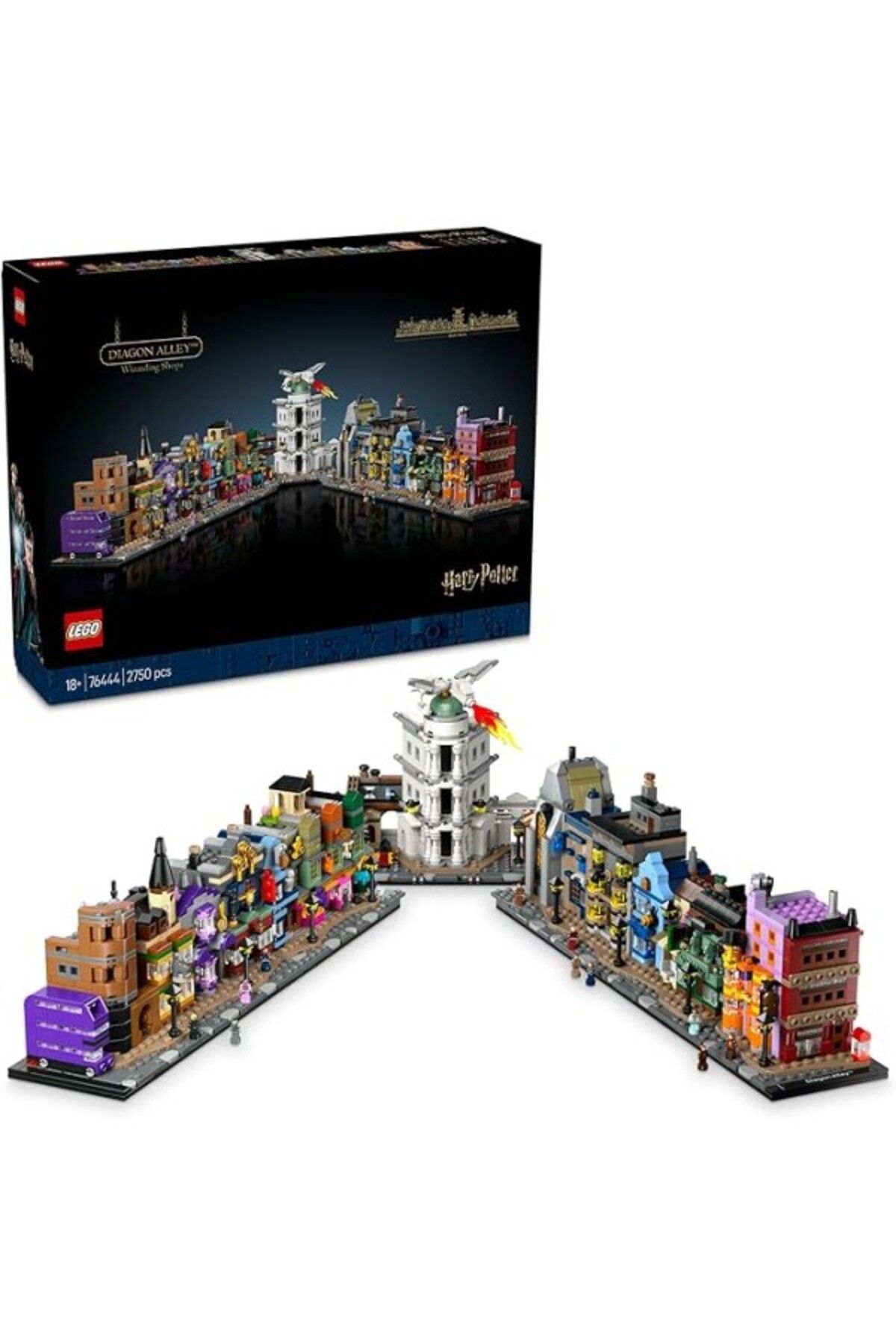 ShopZum Harry Potter Diagon Yolu Büyücü Mağazaları 76444 - Yetişkinler Koleksiyonluk Yaratıcı Ve