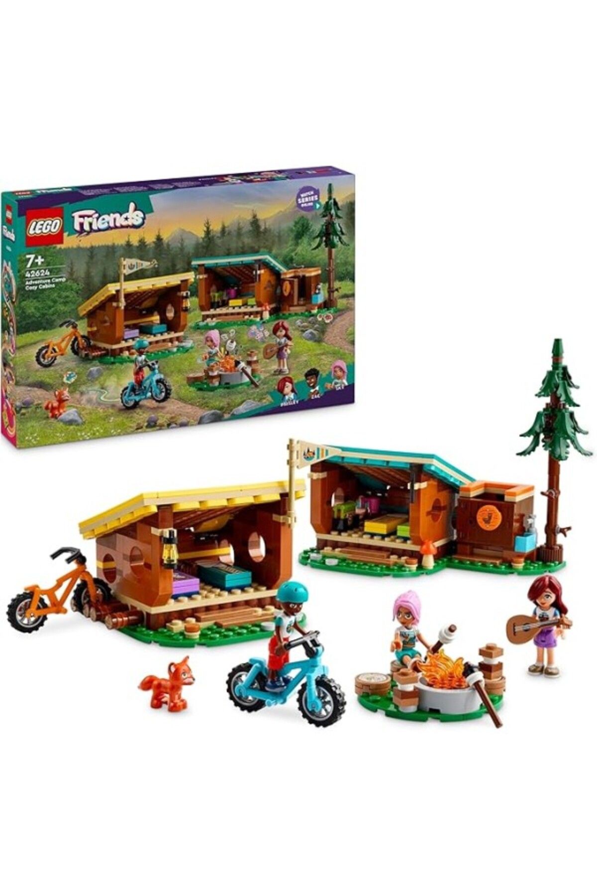 ShopZum Friends Macera Kampı Şirin Kulübeler 42624-7 Yaş Ve Üzeri Kız Ve Erkek Çocuklar 3 Mini