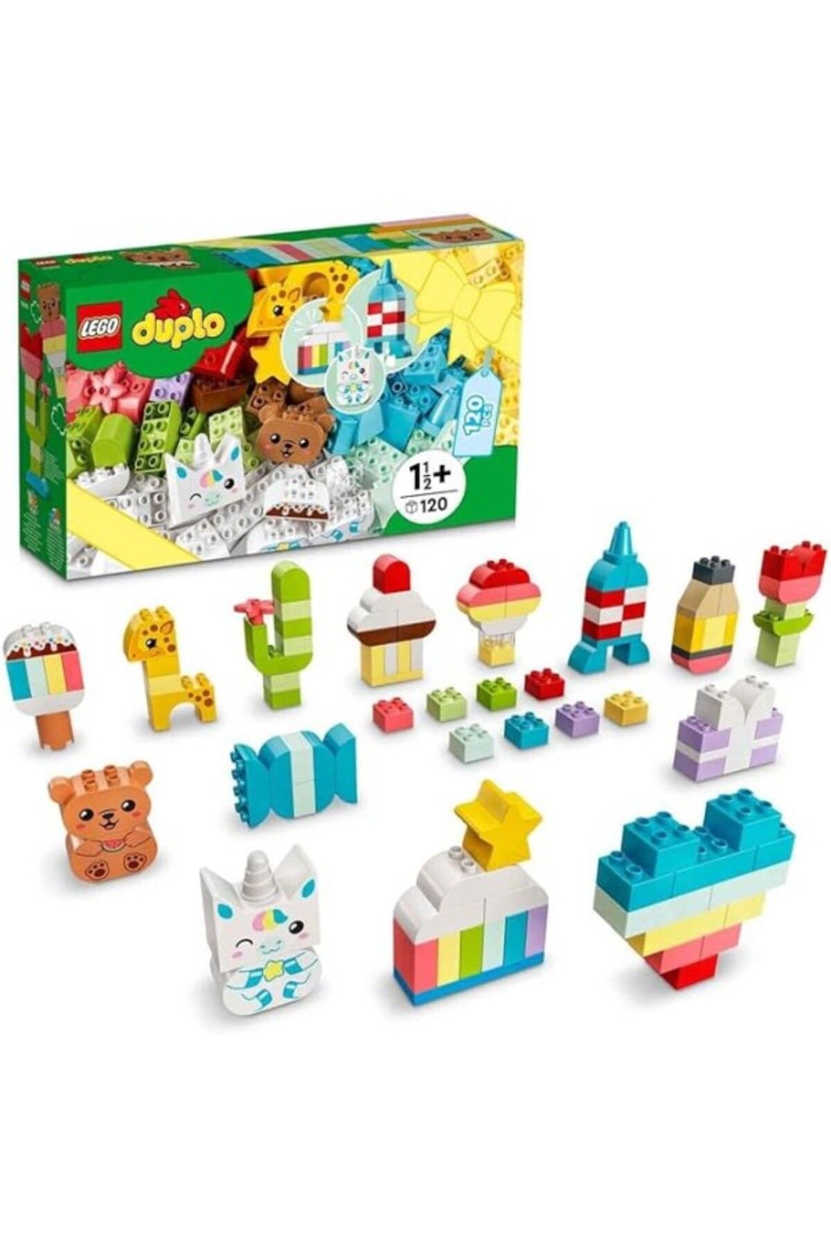 ShopZum Lego® Duplo® Yaratıcı Yapım Saati 10978 Yapım Oyuncağı (120 Parça)