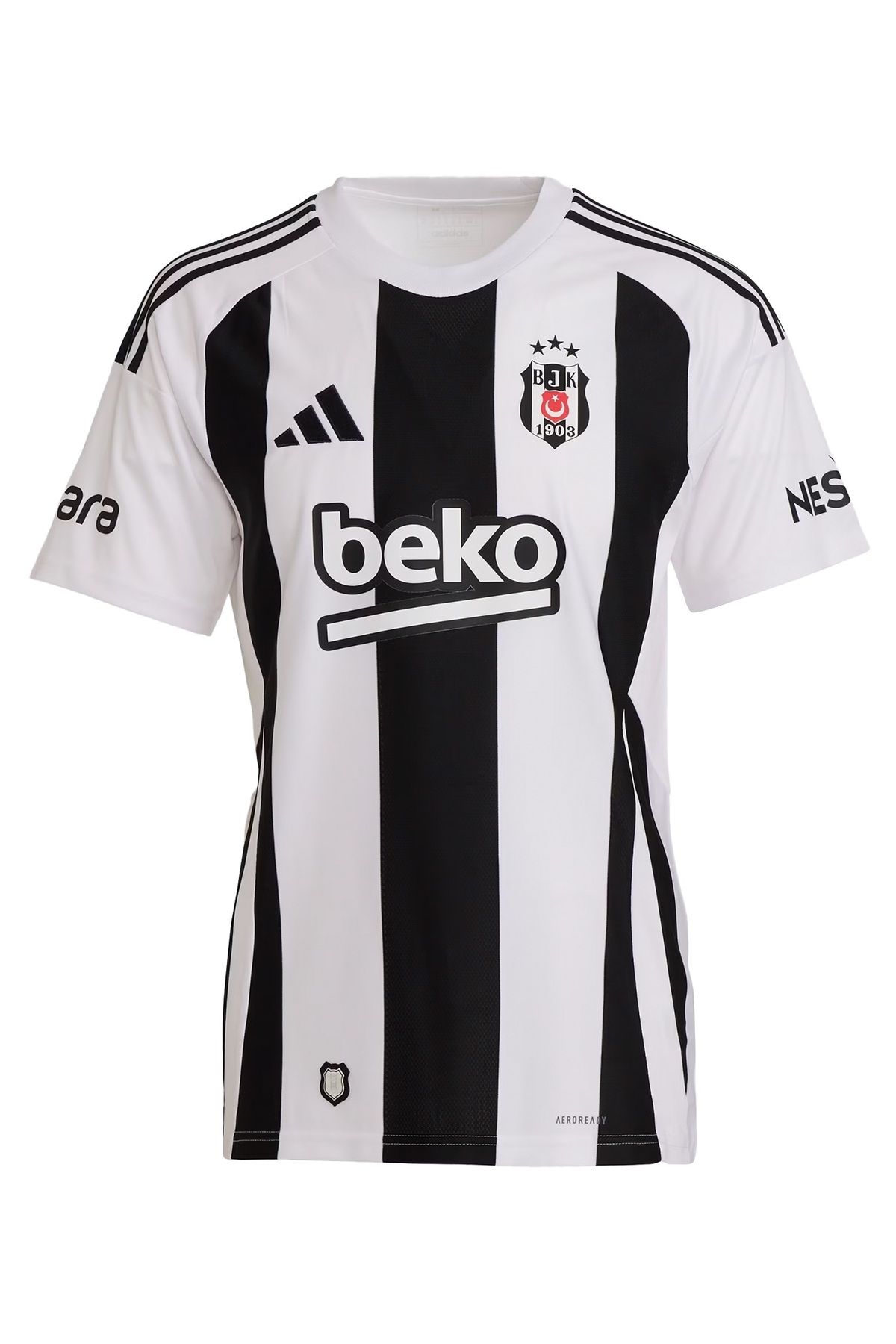adidas Beşiktaş 2024/2025 Erkek İç Saha Çubuklu Forma JK2784
