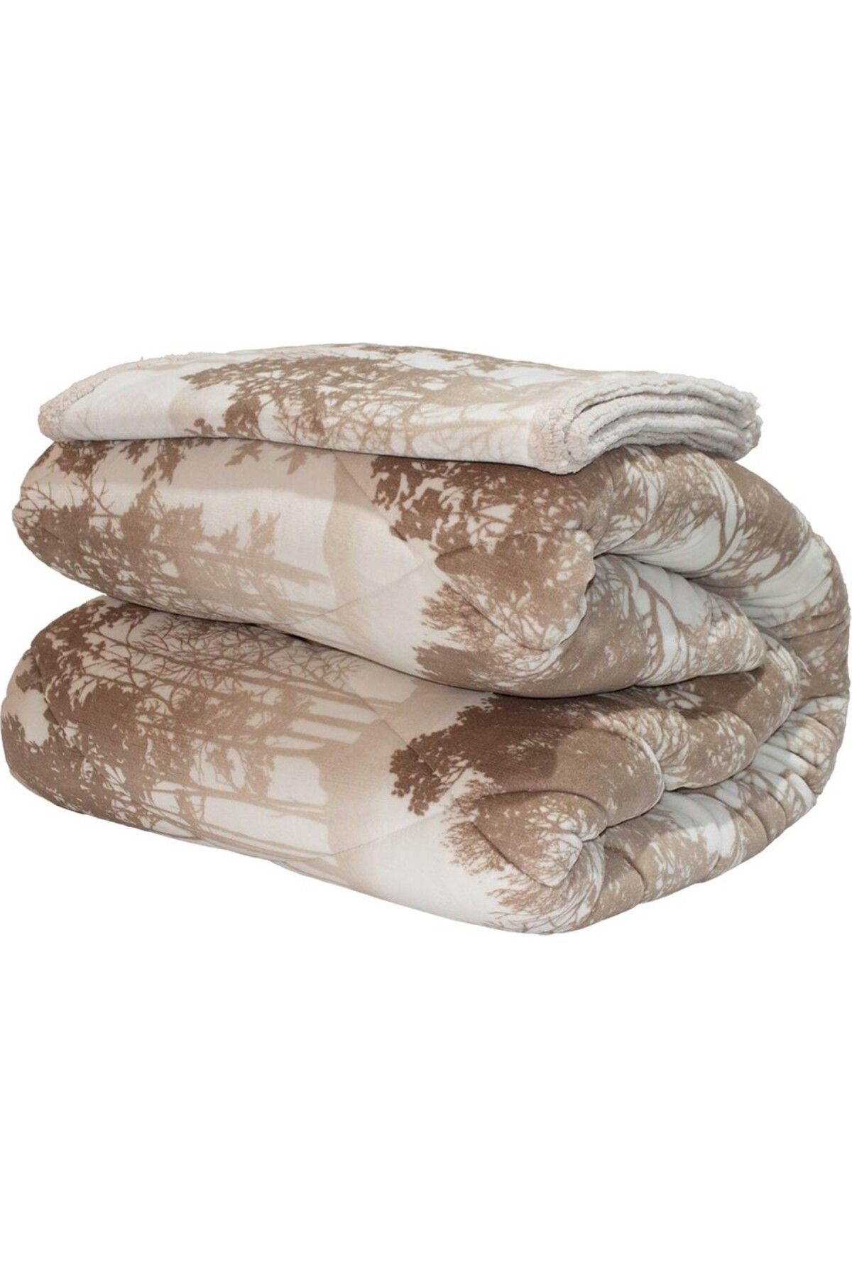YÜNTEKS Merinos Comforter Tek Kişilik Yorgan Seti Hera Bej