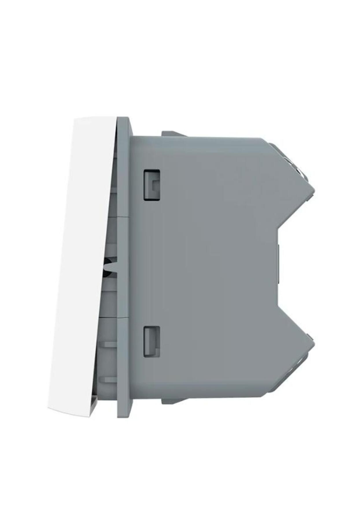 Livolo-LIVOLO Cross Head Simple Mechanical Switch Module (White) 3