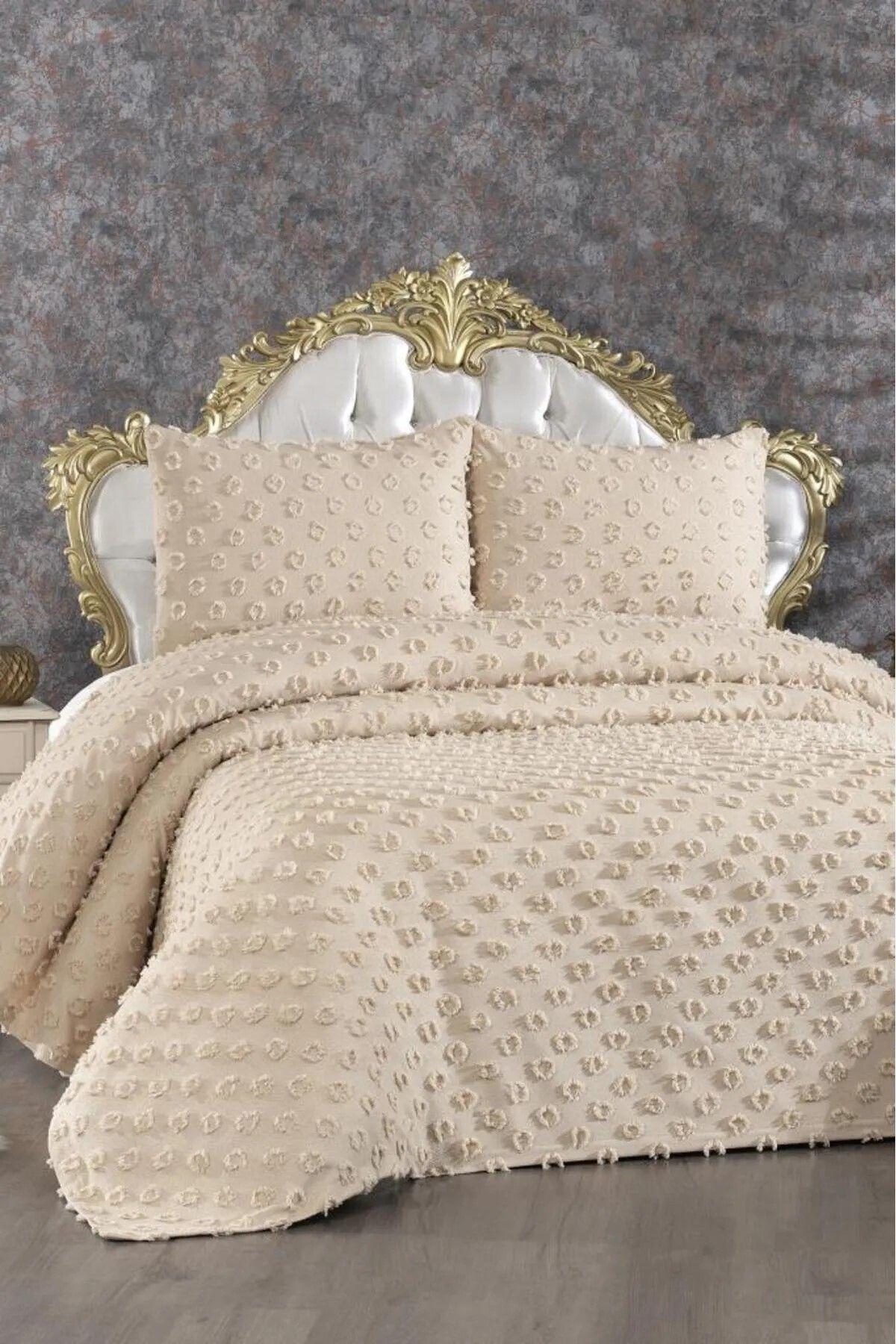 AYBERK HOME TEXTİLE İNCİ PİKE TAKIMI 3 PARÇA